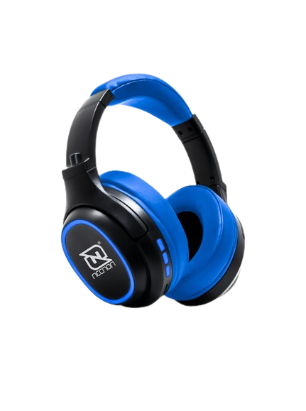 AUDIFONOS OVER-EAR BLUETOOTH NBH-02 SIMULACION CANCELACION DE RUIDO 3.5MM RADIO FM MICRO SD 3.5MML MANOS LIBRES TYPE C AZUL –