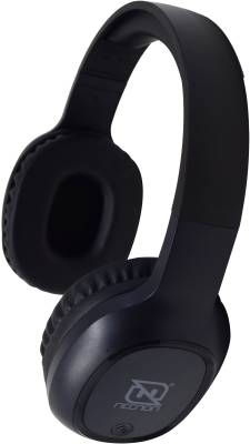 AUDIFONOS OVER-EAR BLUETOOTH NBH-04 PRO ALTA POTENCIA RADIO FM MICRO SD 3.5MML MANOS LIBRES NEGRO/NEGRO –