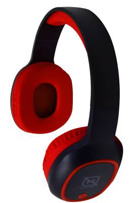 AUDIFONOS OVER-EAR BLUETOOTH NBH-04 PRO ALTA POTENCIA RADIO FM MICRO SD 3.5MML MANOS LIBRES NEGRO/ROJO –
