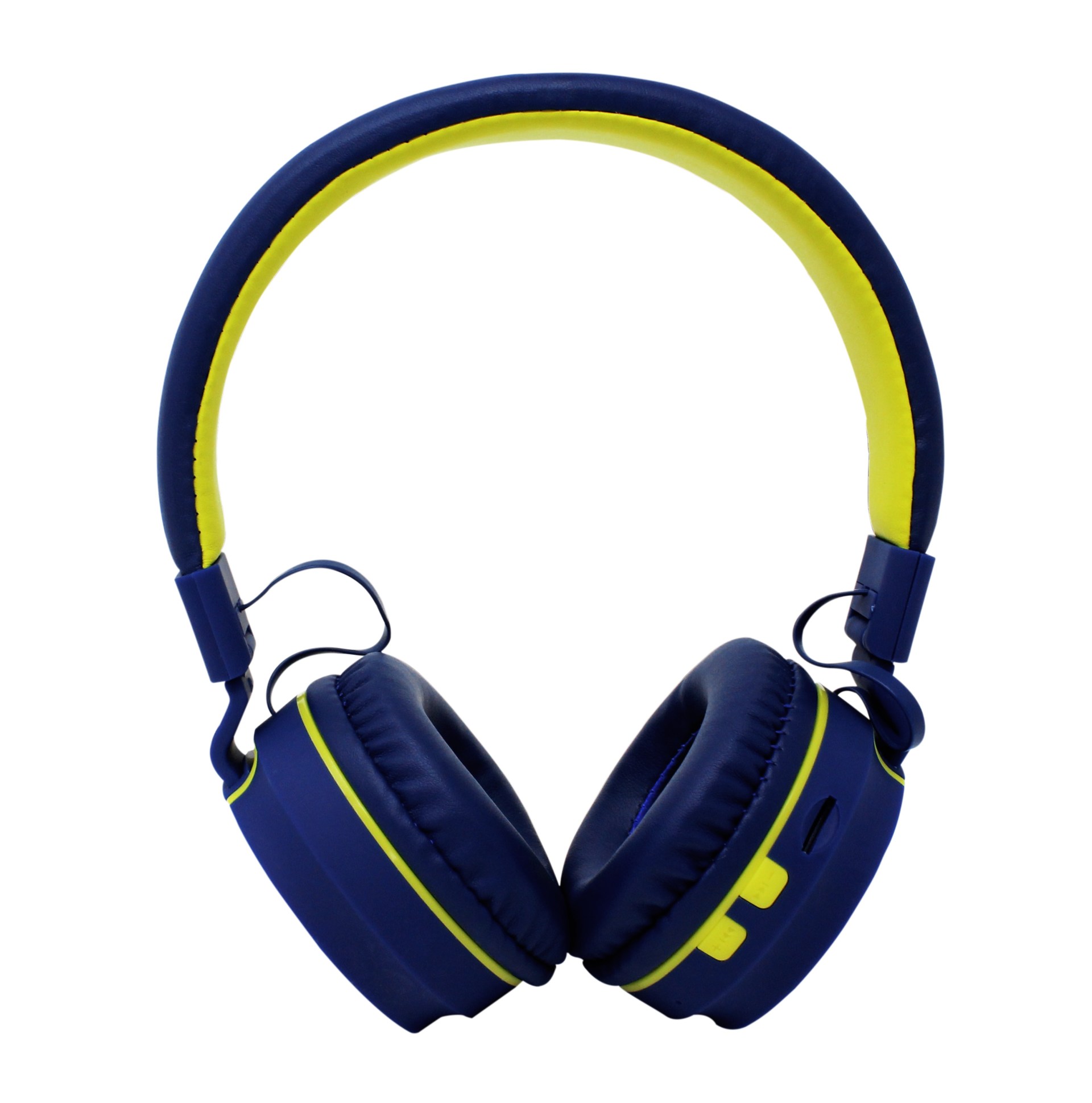 AUDIFONOS ON-EAR BLUETOOTH NBH-05 MEGA BASS RADIO FM MICRO SD 3.5MML MANOS LIBRES RUBBERIZED AZUL –