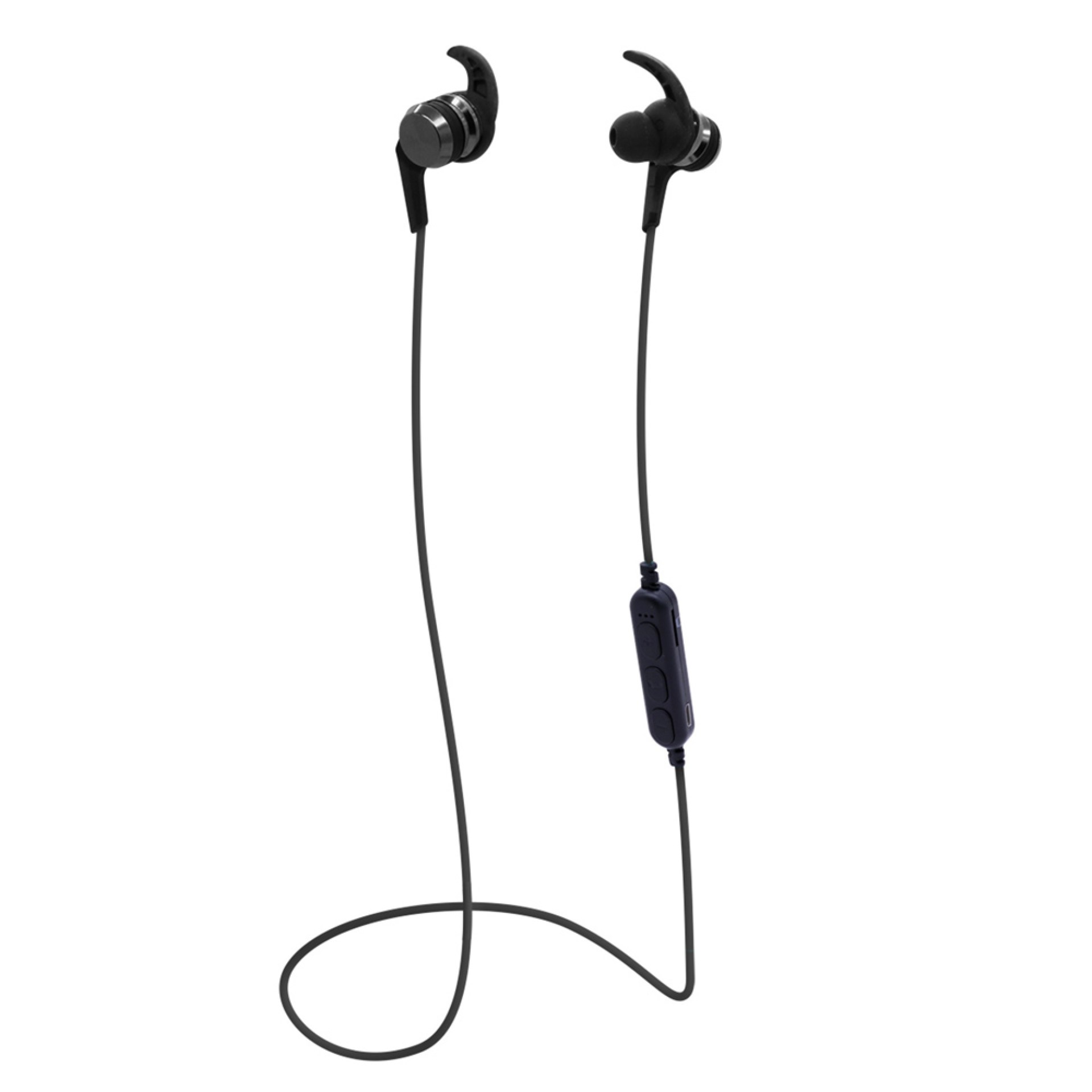 Audífonos Bluetooth BROBOTIX IN-EAR SPORT TF2 – Negro, Bluetooth, 70 cm, Deportivos