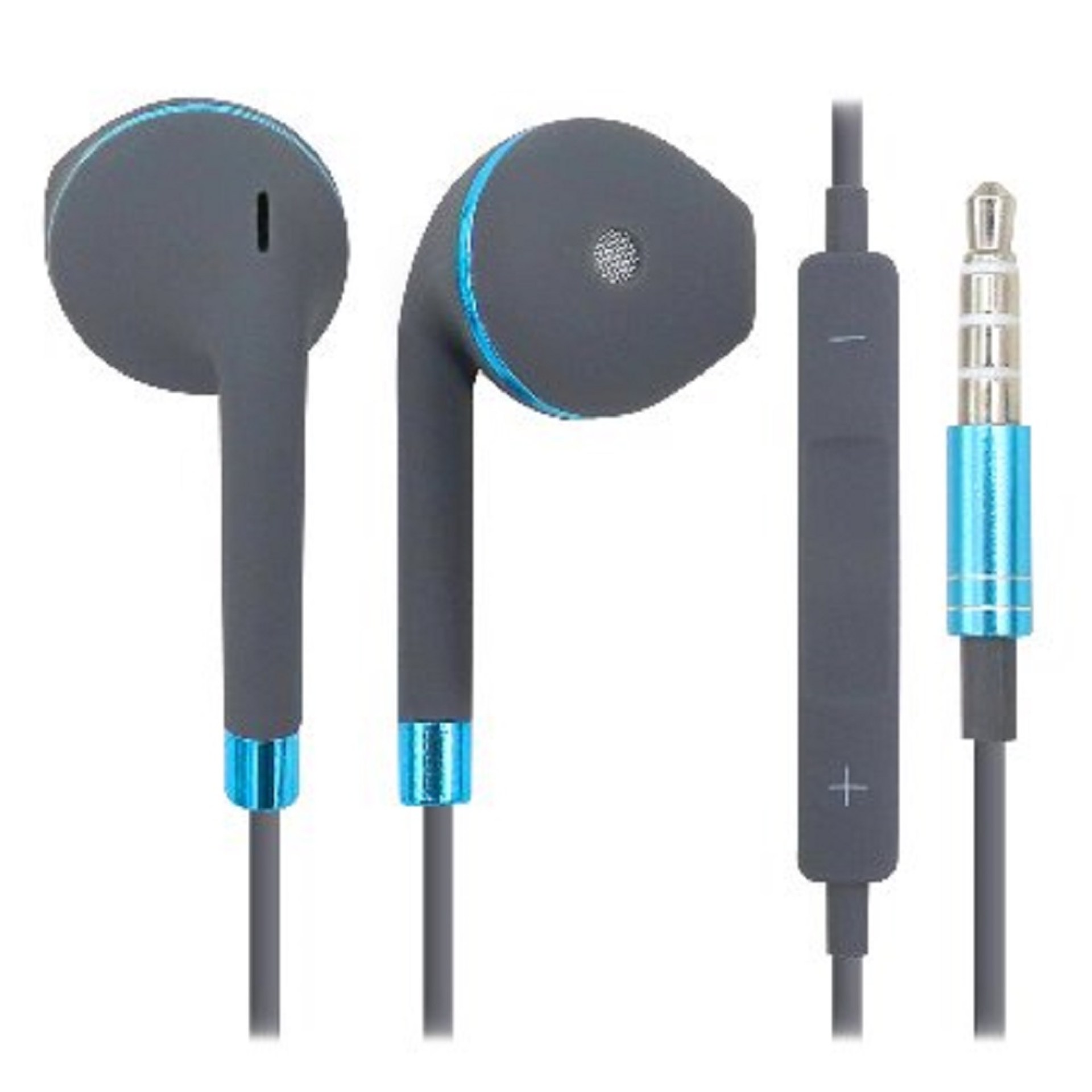 Audífono aislador de ruido para IPhone BROBOTIX 764632 – Azul, Alámbrico, 3.5 mm, 115 cm
