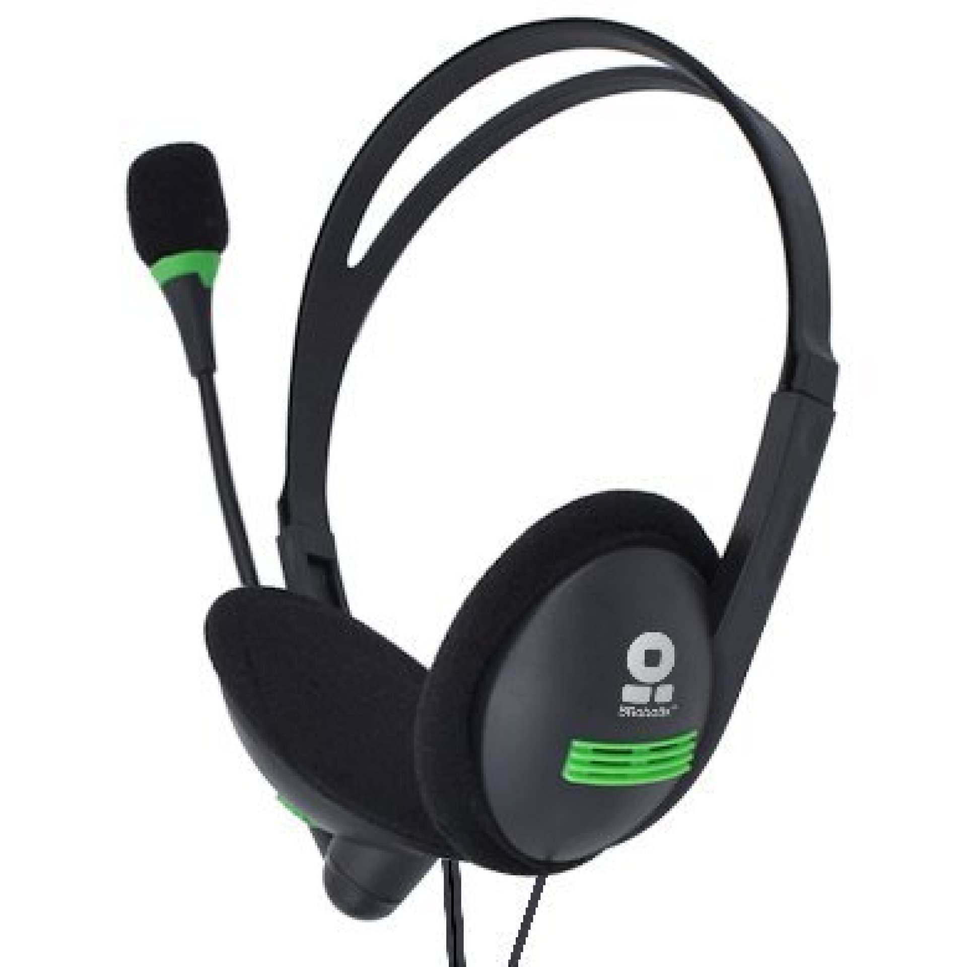 Diadema con Micrófono BROBOTIX 651428 – Diadema, Negro, 2 m