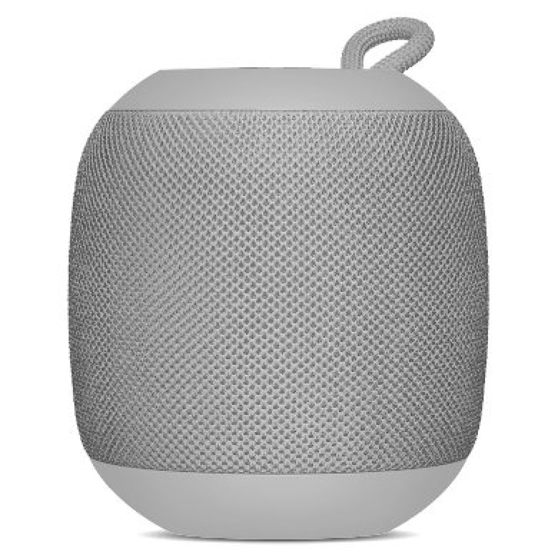 BOCINA BLUETOOTH – INALAMBRICA, RECARGABLE, STEREO C/RADIO FM, LECTOR USB, MICRO USB, 3.5 MM, REDONDA, PORTATIL, ANTIDESLIZANTE, GRIS, BROBOTIX 263052