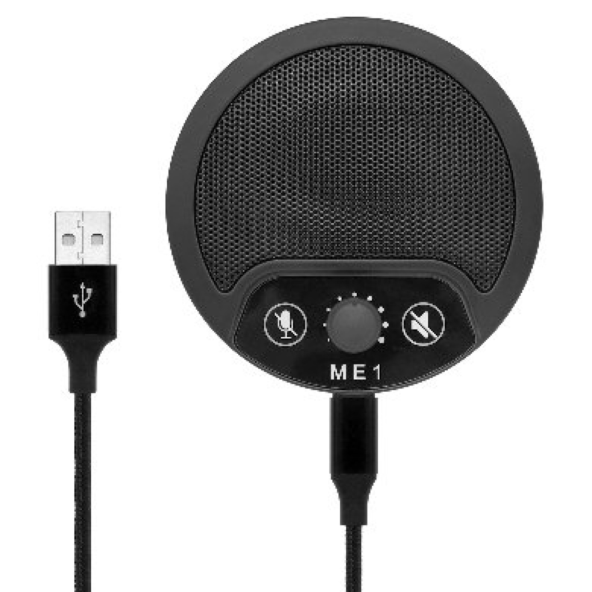 Micrófono  Omnidireccional para PC – USB BROBOTIX 6000359, 20 – 20000 Hz, Alámbrico, .90 M, Negro