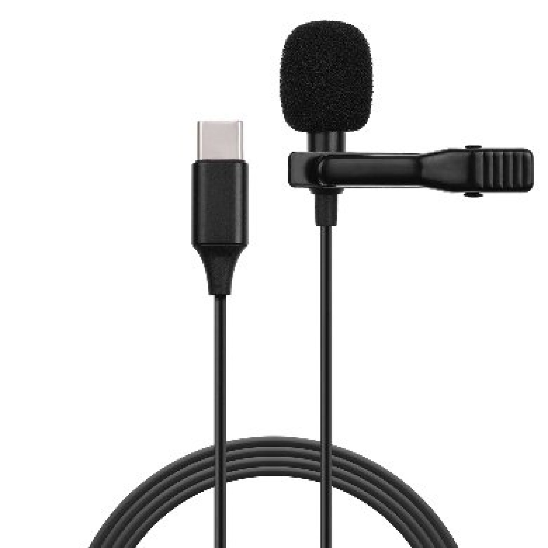 Micrófono de Solapa BROBOTIX 651381 – 20 Hz – 16 KHz, 1.5 m, Negro