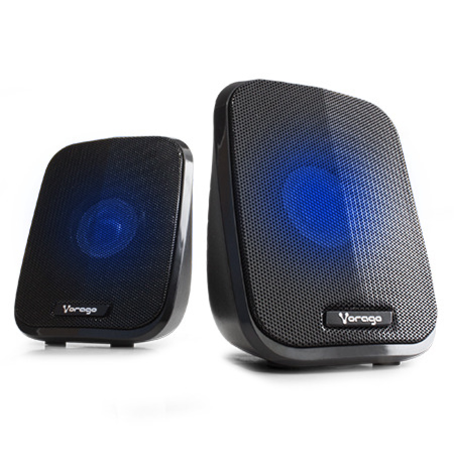 Bocinas VORAGO SPK-107 – Bocina USB, 3 W, Alámbrico, USB/3, 5mm, Negro
