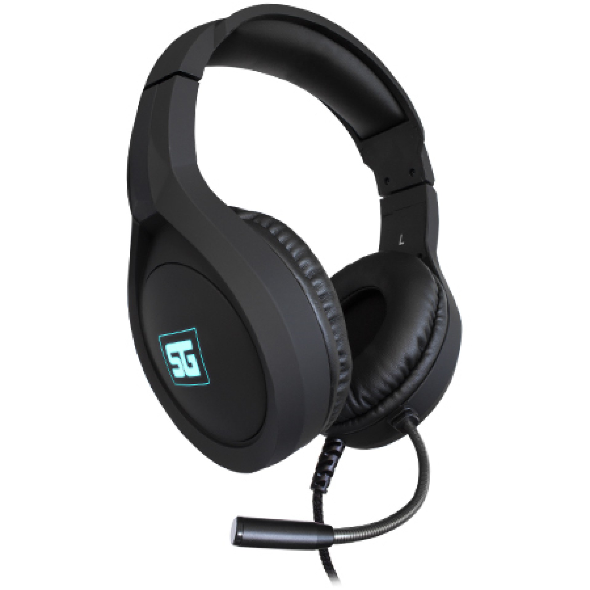 Diadema Gamer VORAGO HS-501 – PC/Juegos, Negro, Alámbrico, 3.5 mm, 2.2m