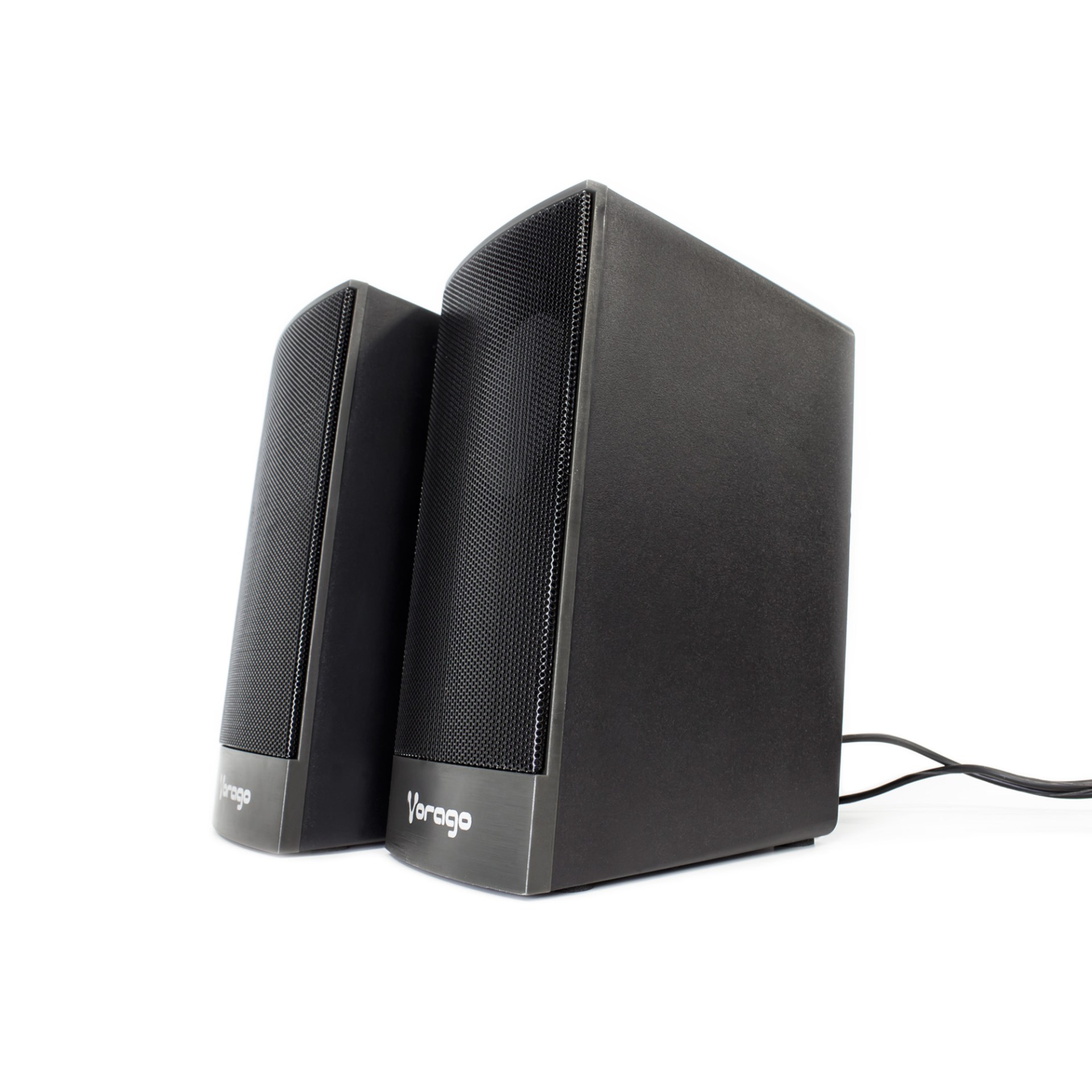 Bocina VORAGO SPK-106 – Negro, Alámbrico, USB/3, 5mm