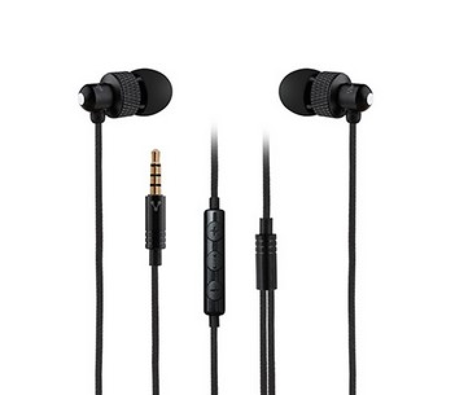 Audífonos VORAGO EP-304 – Audífonos, 3.5mm, Control de Volumen, Negro