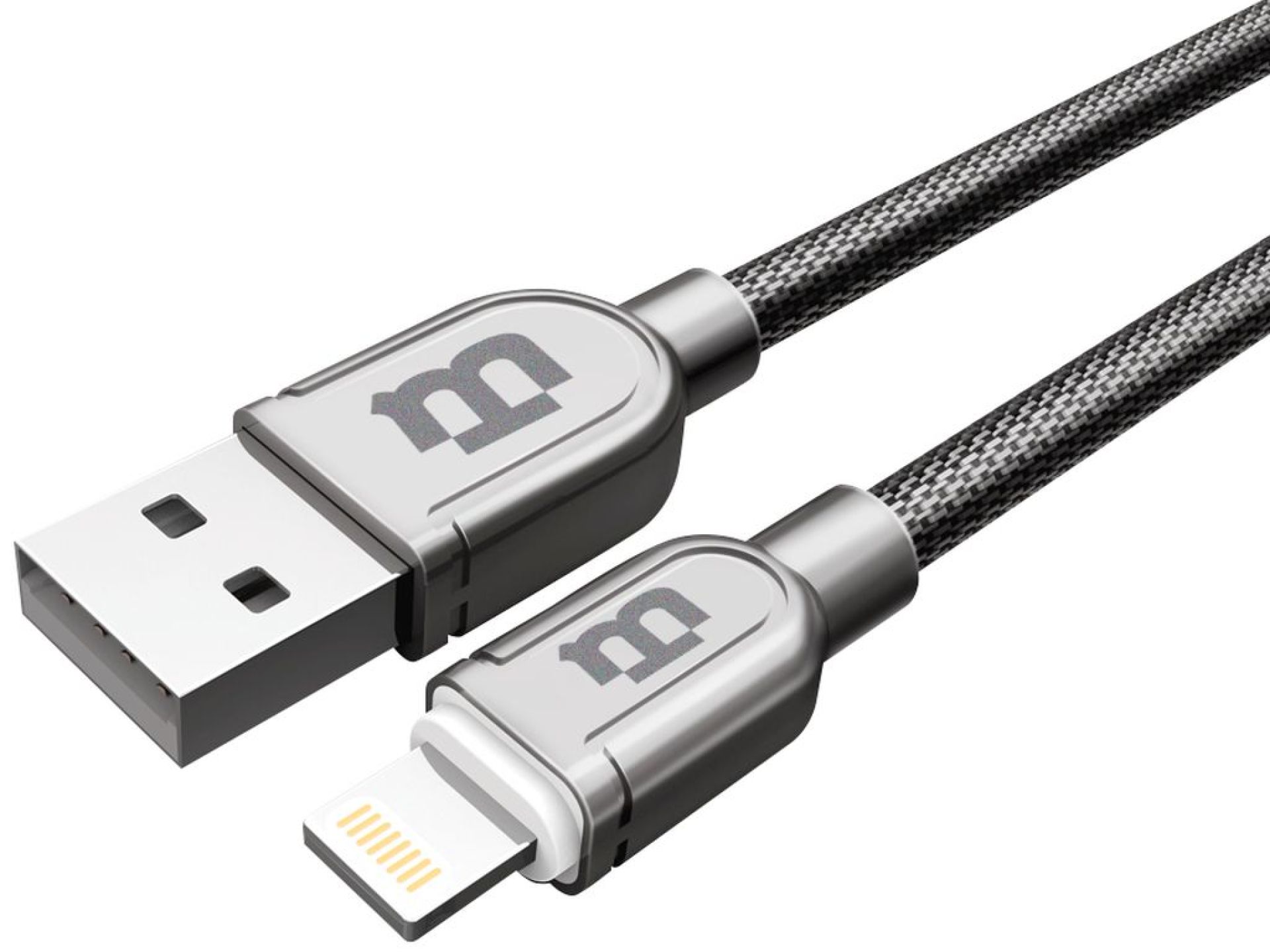 Cable USB Blackpcs CASMTE-3 – USB, Micro USB, 1 m, Plata