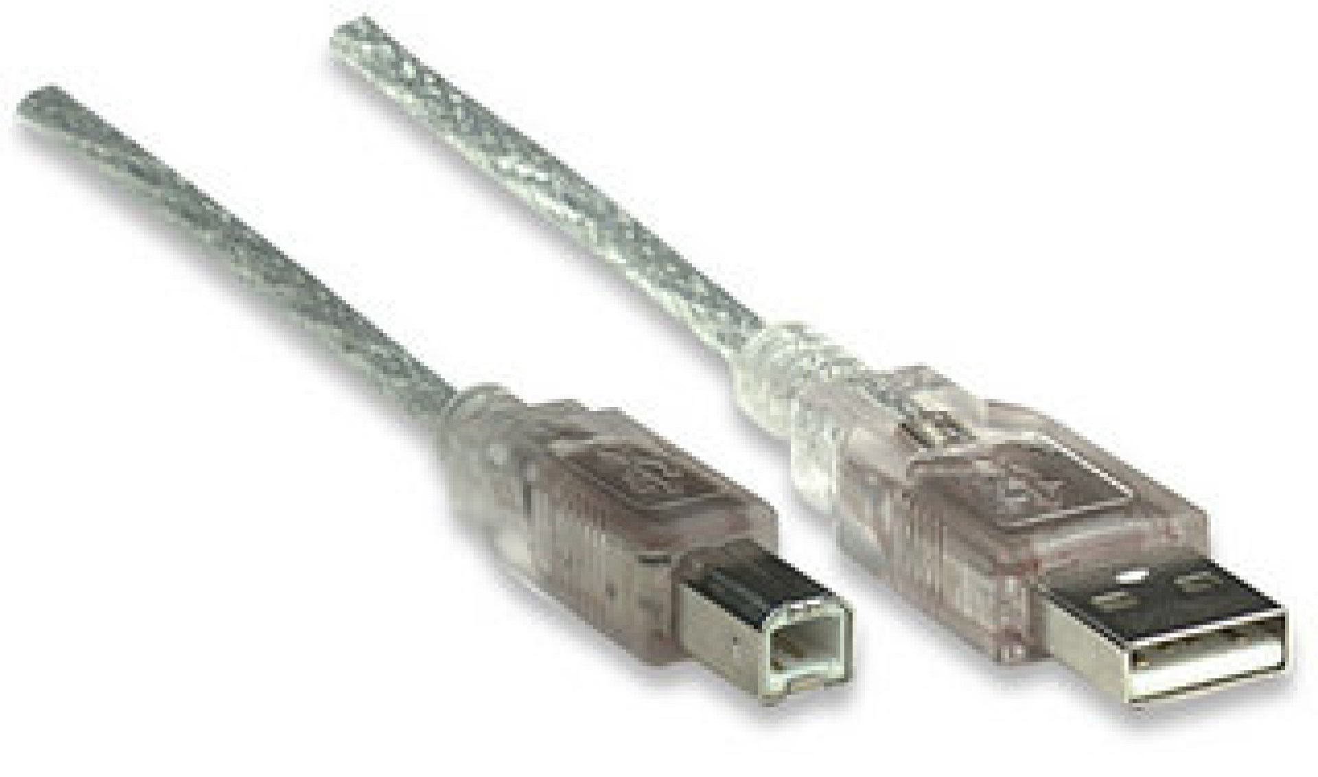 Cable USB tipo B MANHATTAN – 3 m, USB A, USB B, Macho/Macho