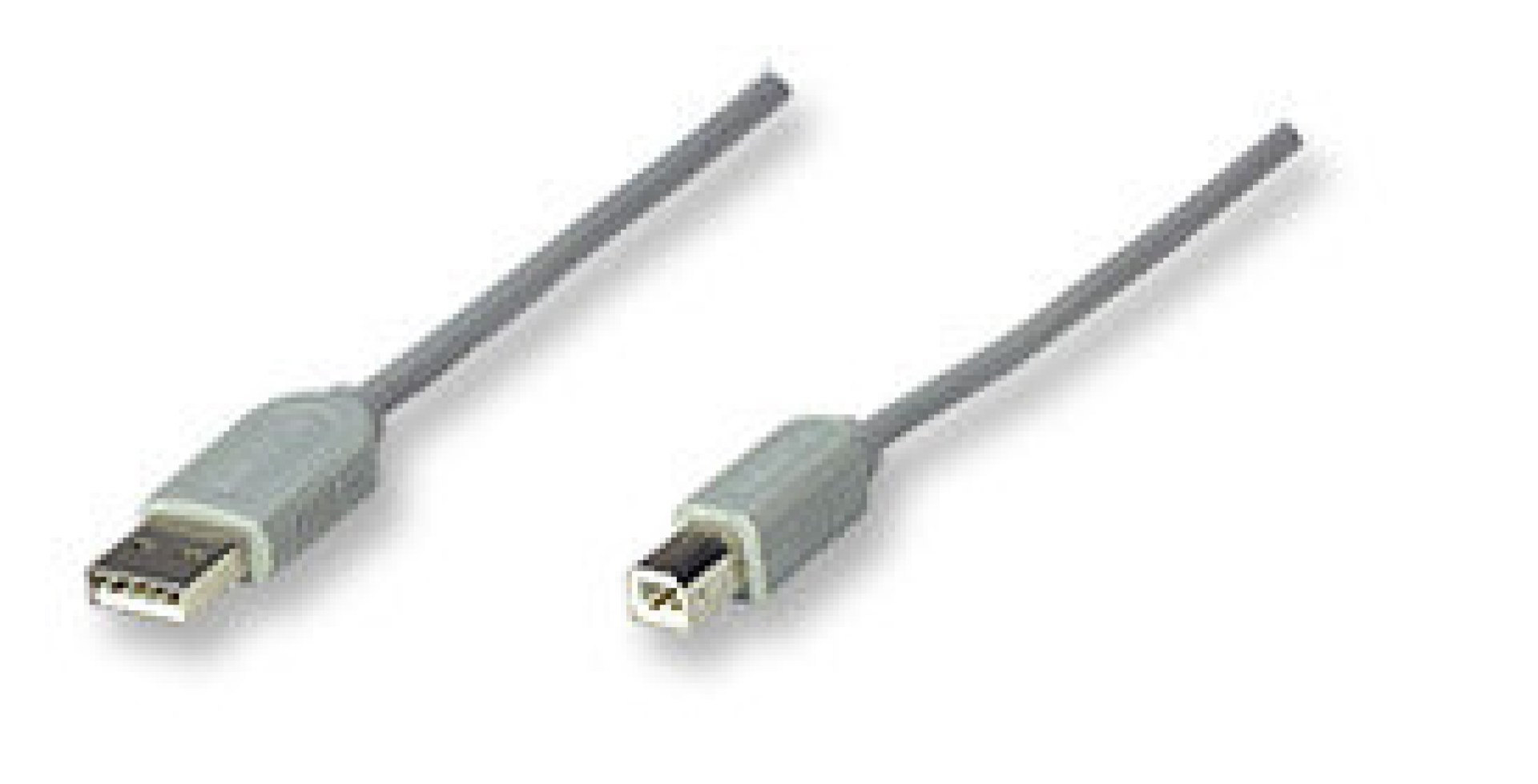 317863 Cable USB para Impresora USB-A macho a USB-B Macho de 3mts Color Gris. Soporta velocidades de hasta 12 Mbps –