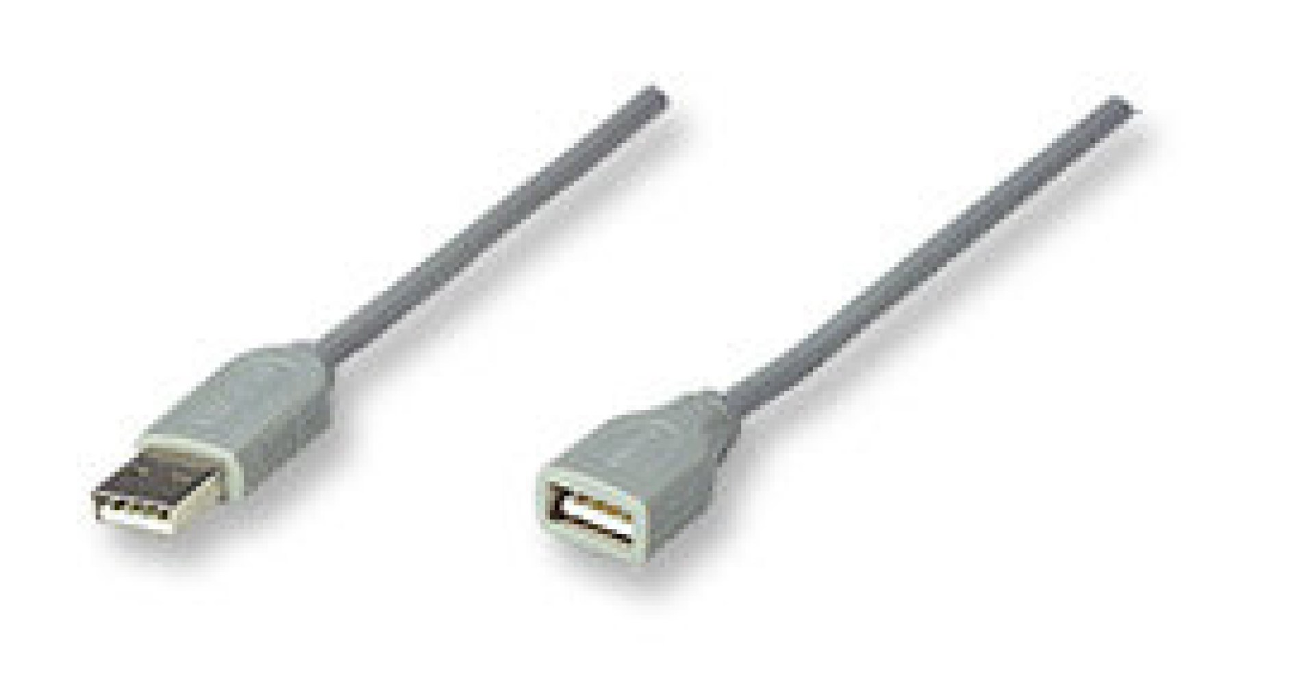 165211 Cable de Extensión USB – A Macho/ A Hembra, 1.8 m, Gris
