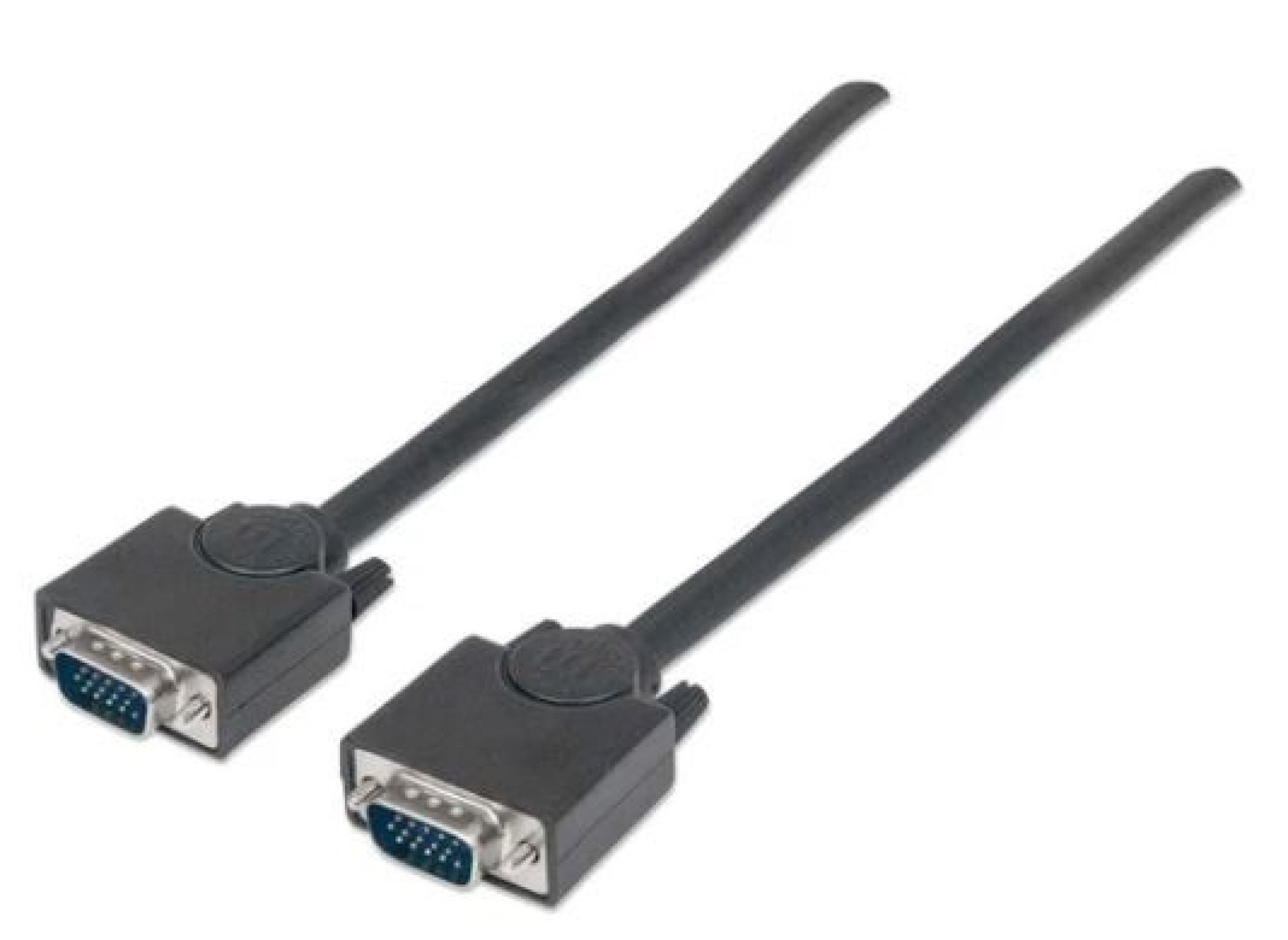 311748 Cable SVGA HD15 macho a HD15 macho – de 3.0m Color Negro, Completamente blindado para reducir la interferencia EMI.