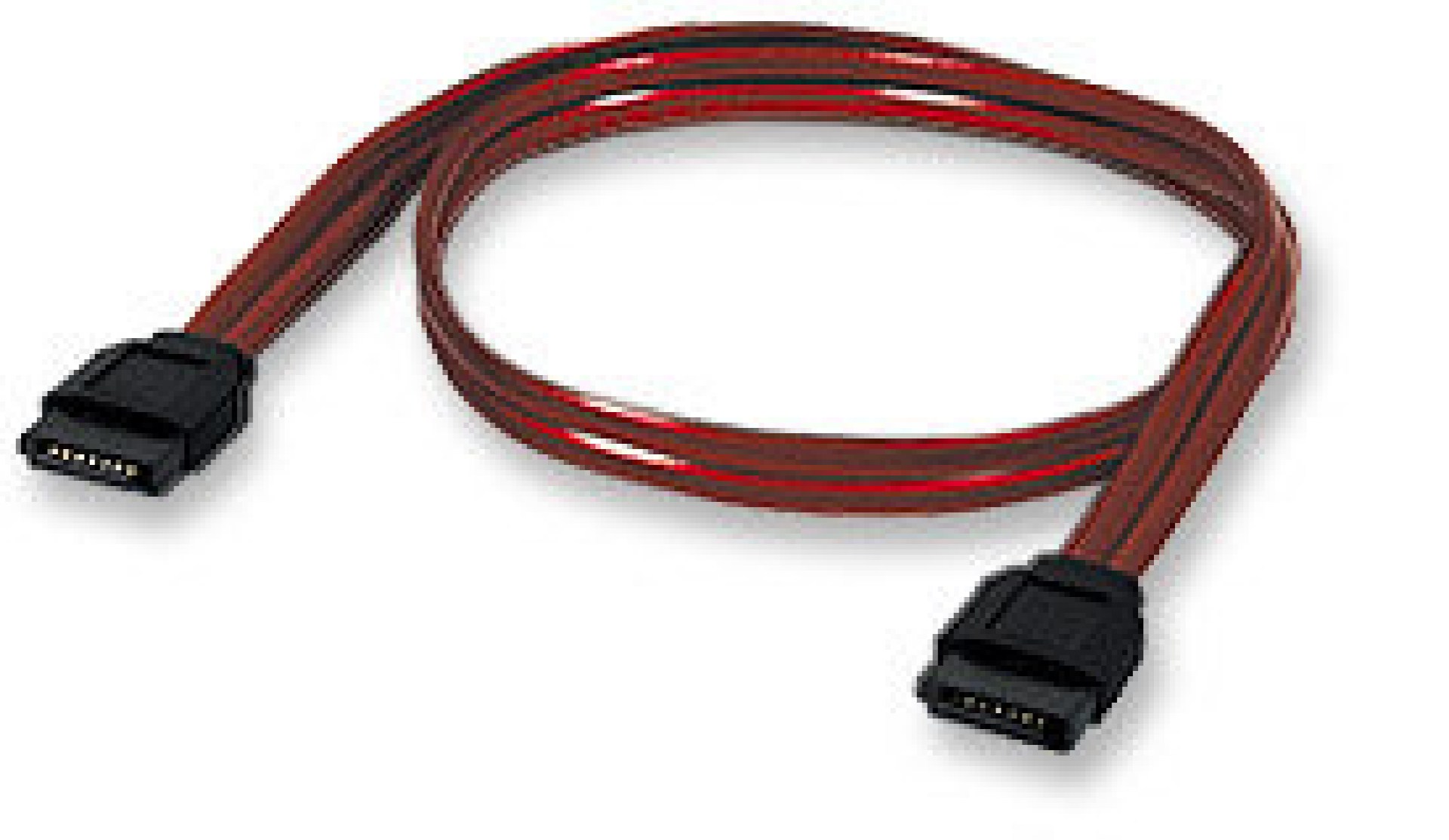 340700 Cable de datos SATA – 7 pines macho a macho, 50 cm, Rojo