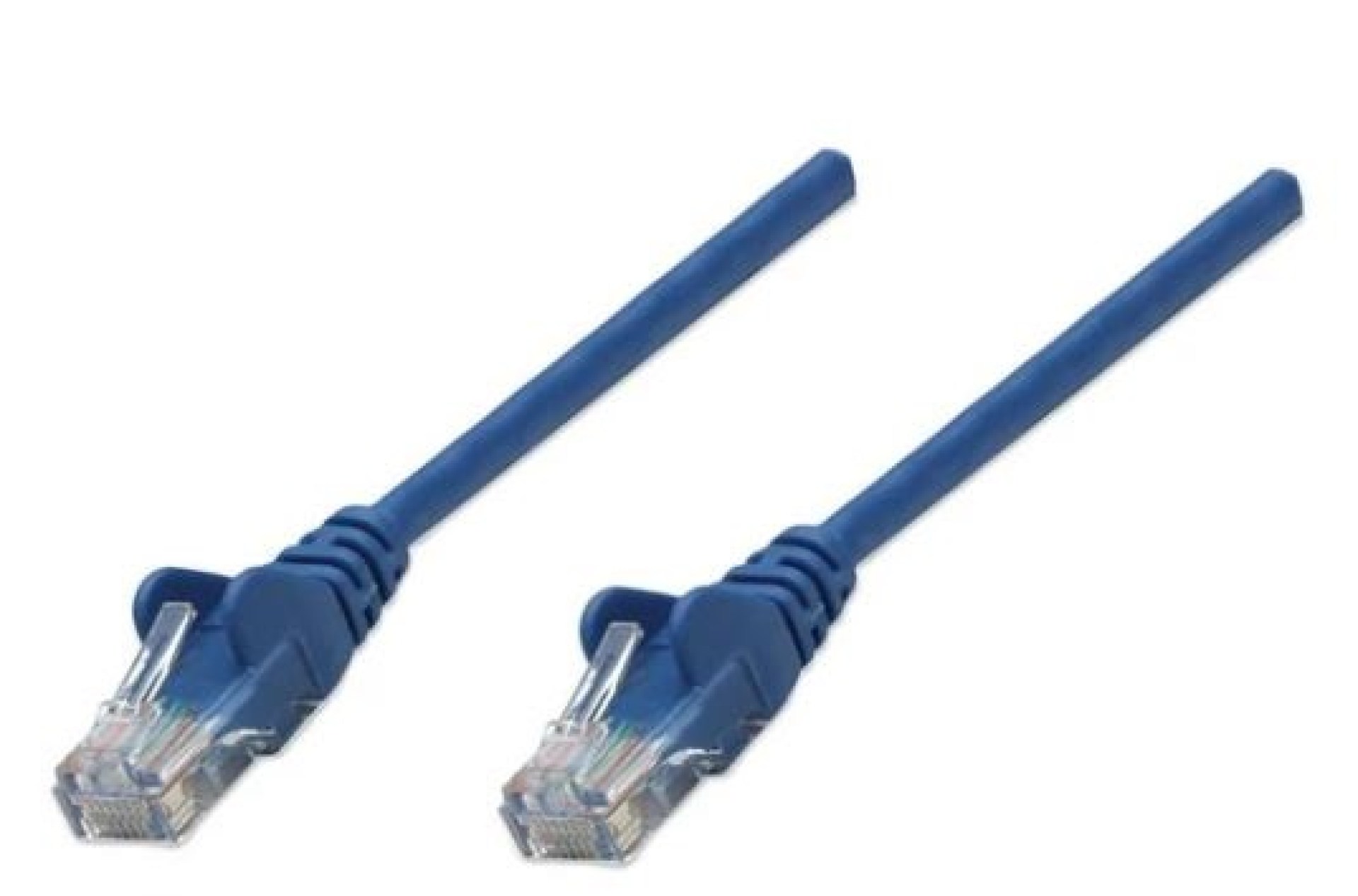 Cable de Red INTELLINET 342605 Cat6 – 3 m, RJ-45, RJ-45, Macho/Macho, Azul