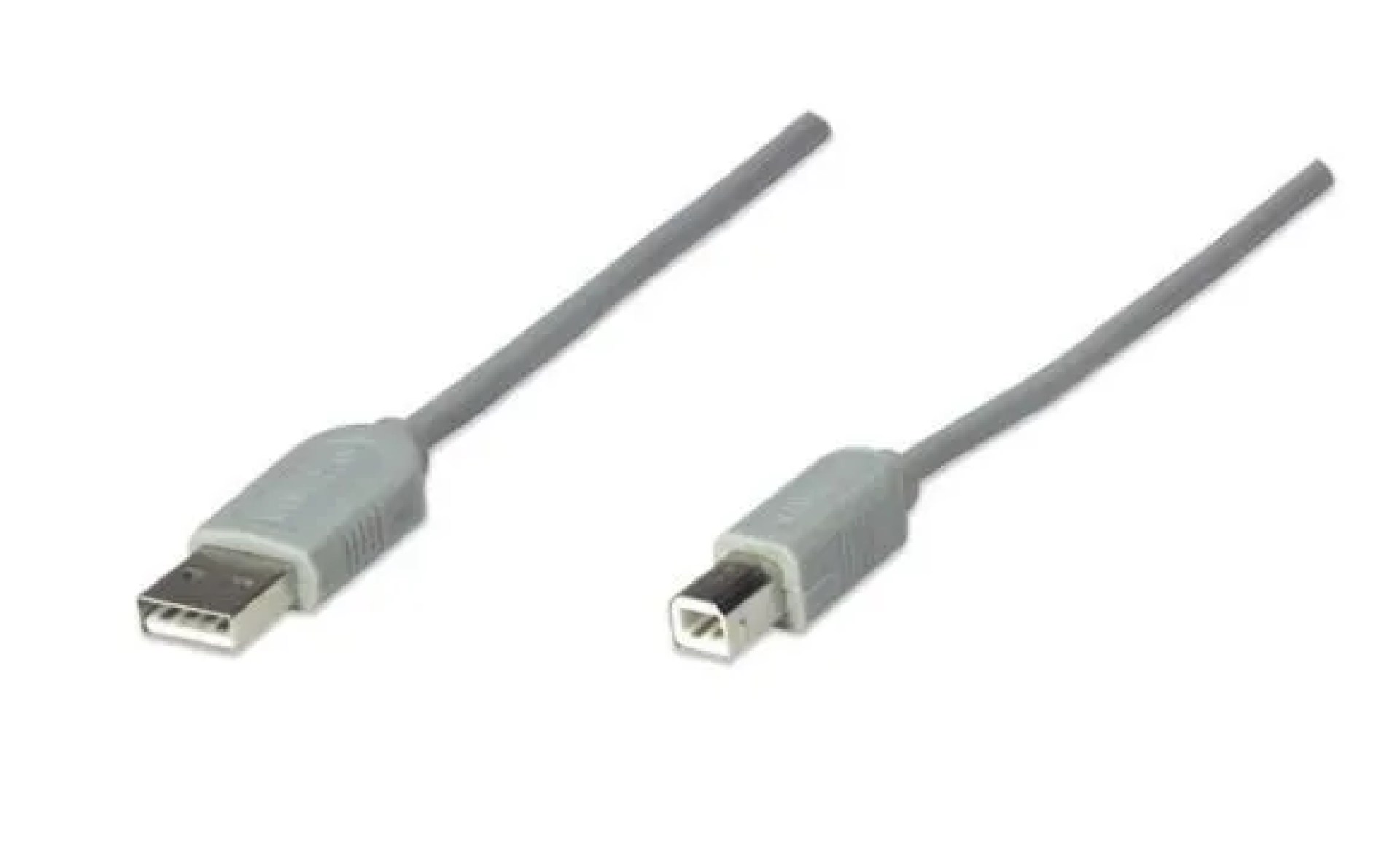 341028 CABLE usb para impresora; 5m color Gris. USB 1.1 tipo A macho a USB 1.1 tipo B macho. –