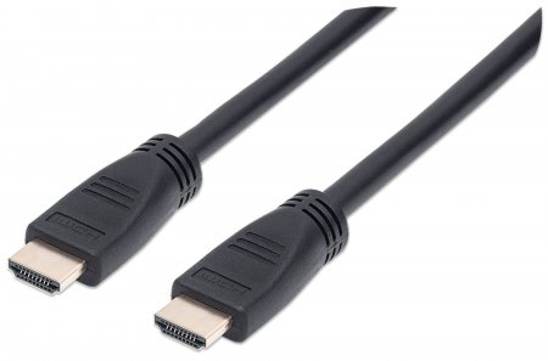 Cable HDMI 2.0 – Alta Velocidad con Ethernet INTRAMUROS 4K@60Hz MANHATTAN 353977, 10 m, Macho, Negro