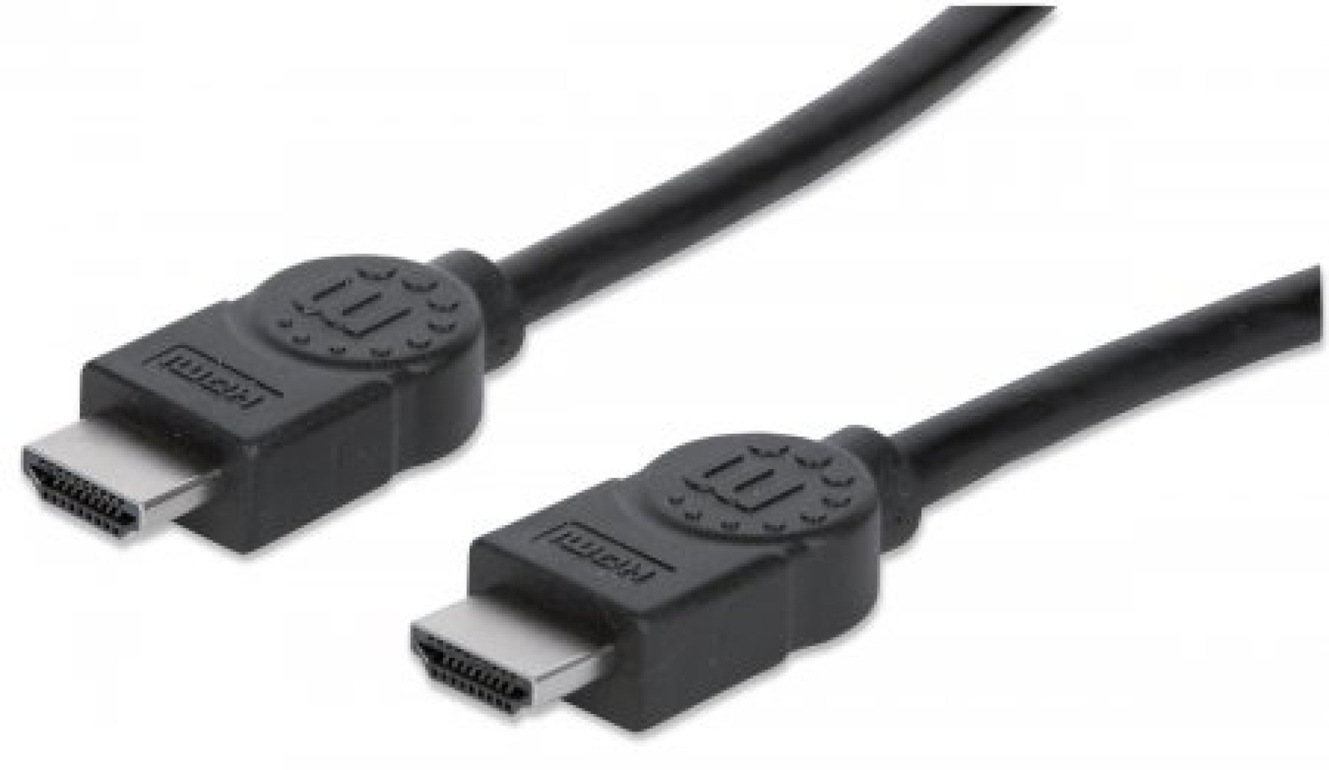 Cable HDMI Alta Velocidad con Ethernet 4K@30Hz MANHATTAN 353274 – 7.5, Macho, Negro