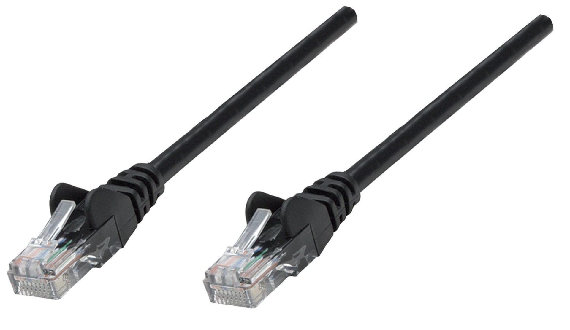 Cable de Red Cat6a S/FTP INTELLINET 313834 – 0, 3 m, RJ-45, RJ-45, Macho/Macho, Negro