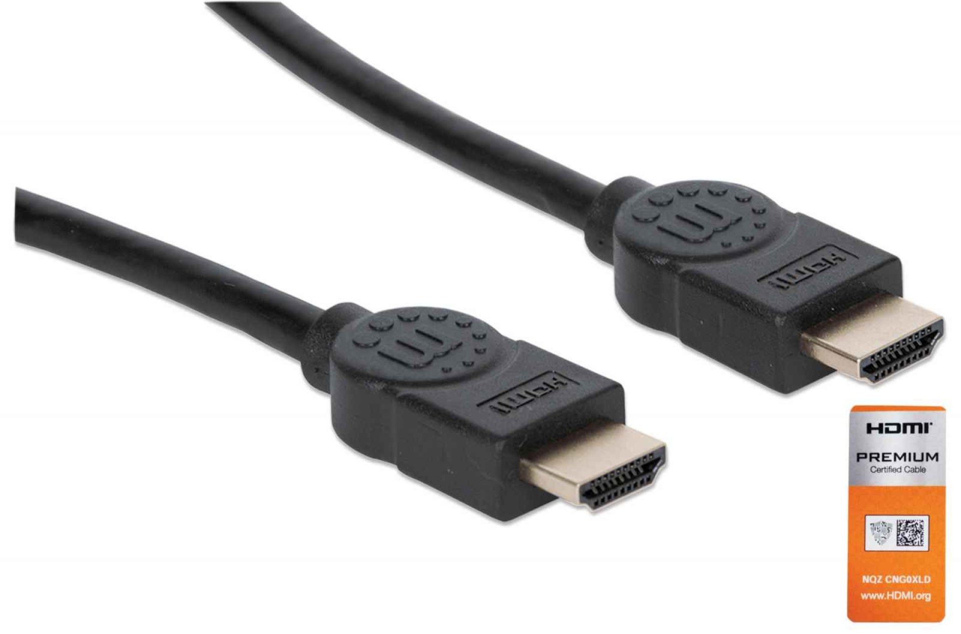355346 Cable HDMI de Alta Velocidad con Canal Ethernet – Versión Premium 1.8m; Cable Premium HDMI Certificado, video UHD 4K 60Hz, 3D y Color Intenso 355346 Cable HDMI de Alta Velocidad con Canal Ethernet – Versión Premium 1.8m; Cable Premium HDMI Certificado, video UHD 4K 60Hz, 3D y Color Intenso