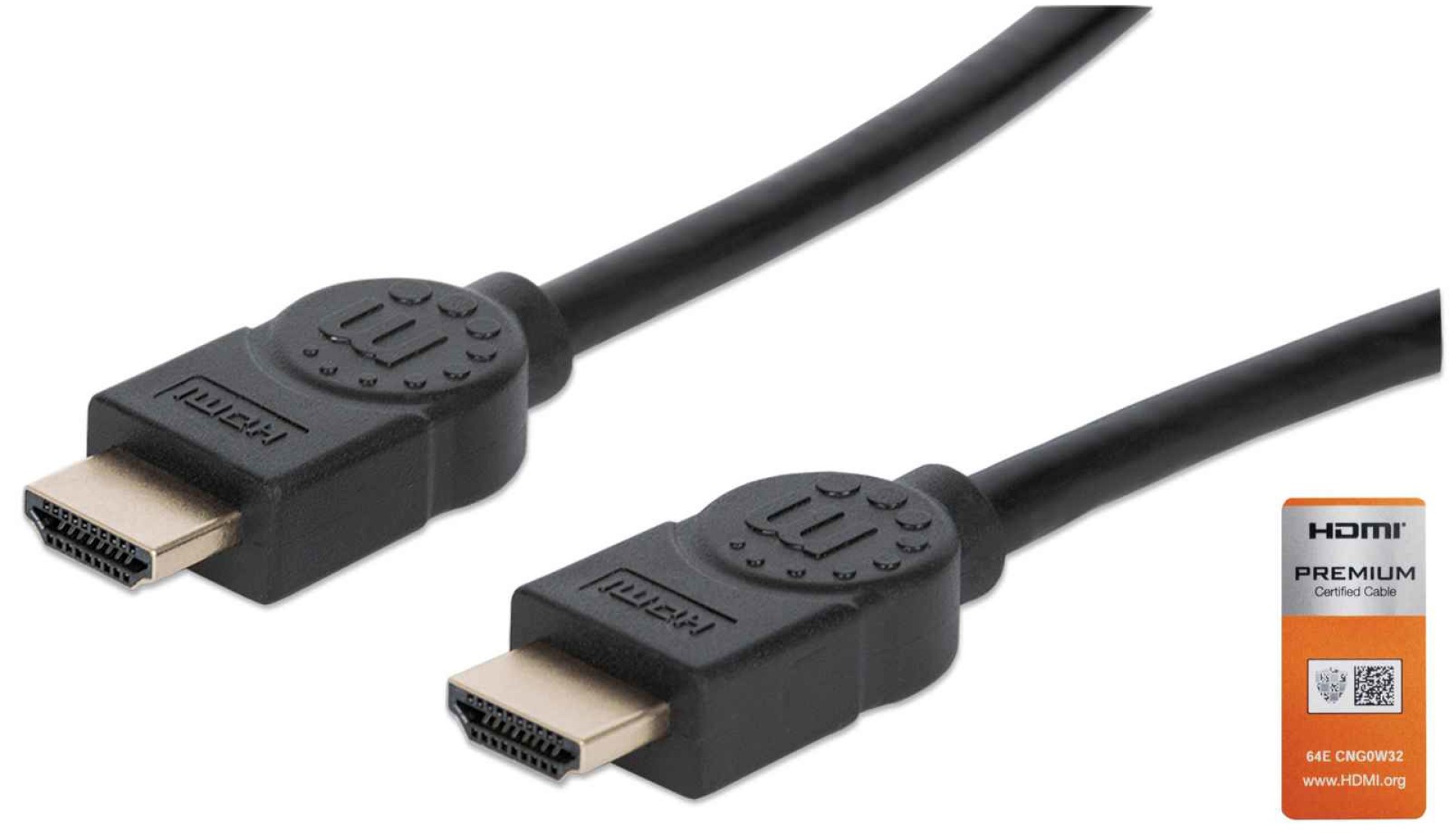 355360 Cable HDMI de Alta Velocidad con Canal Ethernet – Versión Premium Certificado, 4K 60Hz UHD, HEC, ARC, 3D, ancho de banda de 18 Gbps, Blindado, 5m