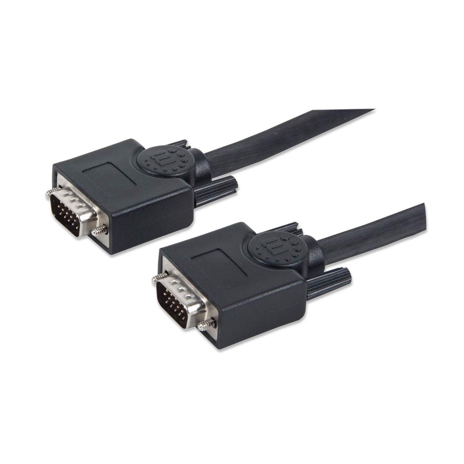 372978 Cable SVGA Macho-Macho de 7.5m; Completamente blindado para reducir la interferencia EMI para transmisiones de vídeo mejoradas. –