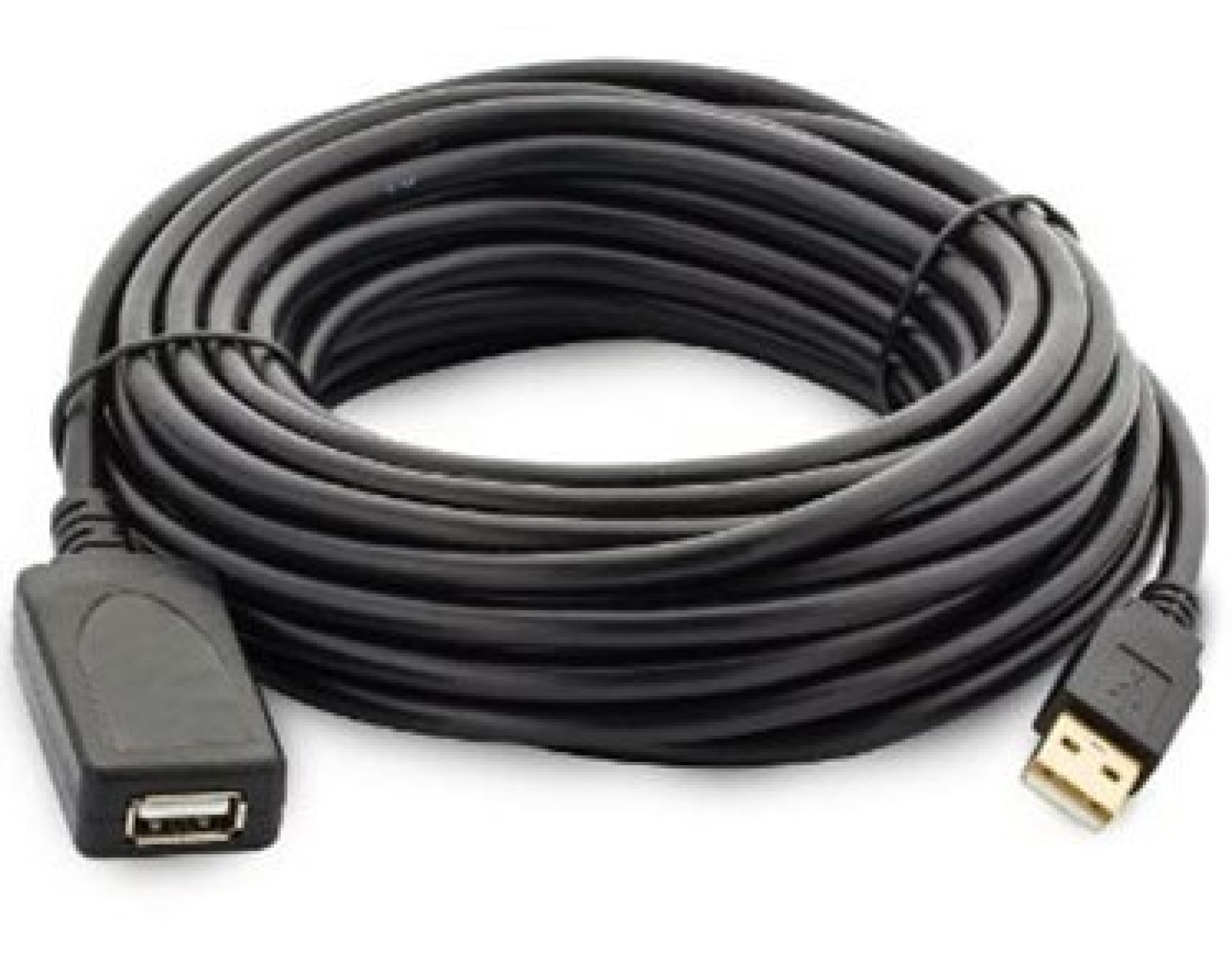 Cable USB BROBOTIX 150153 – Macho/hembra, 10 m, Negro