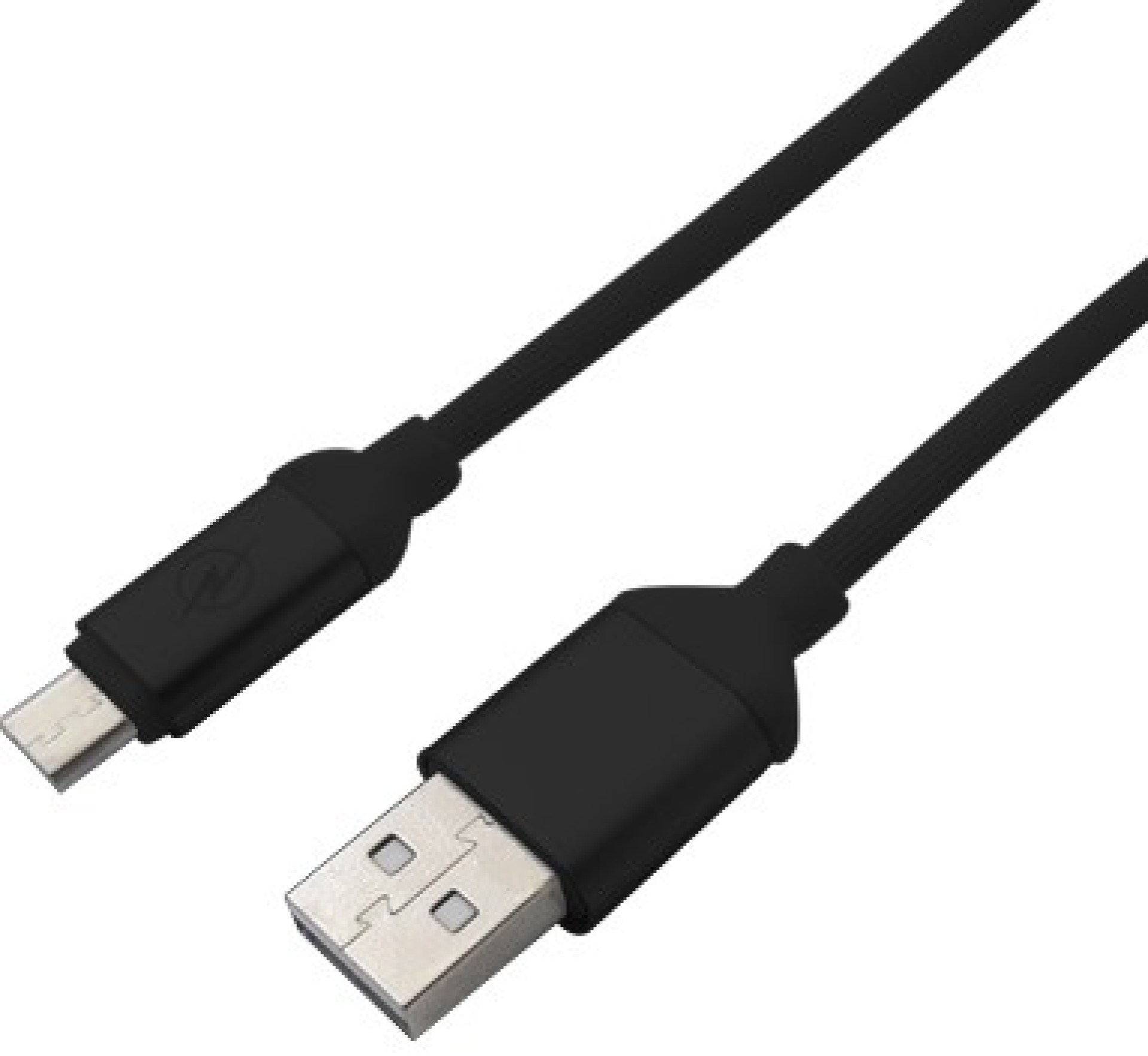 Cable USB BROBOTIX 161208N – USB, Micro USB, 1, 2 m, Negro