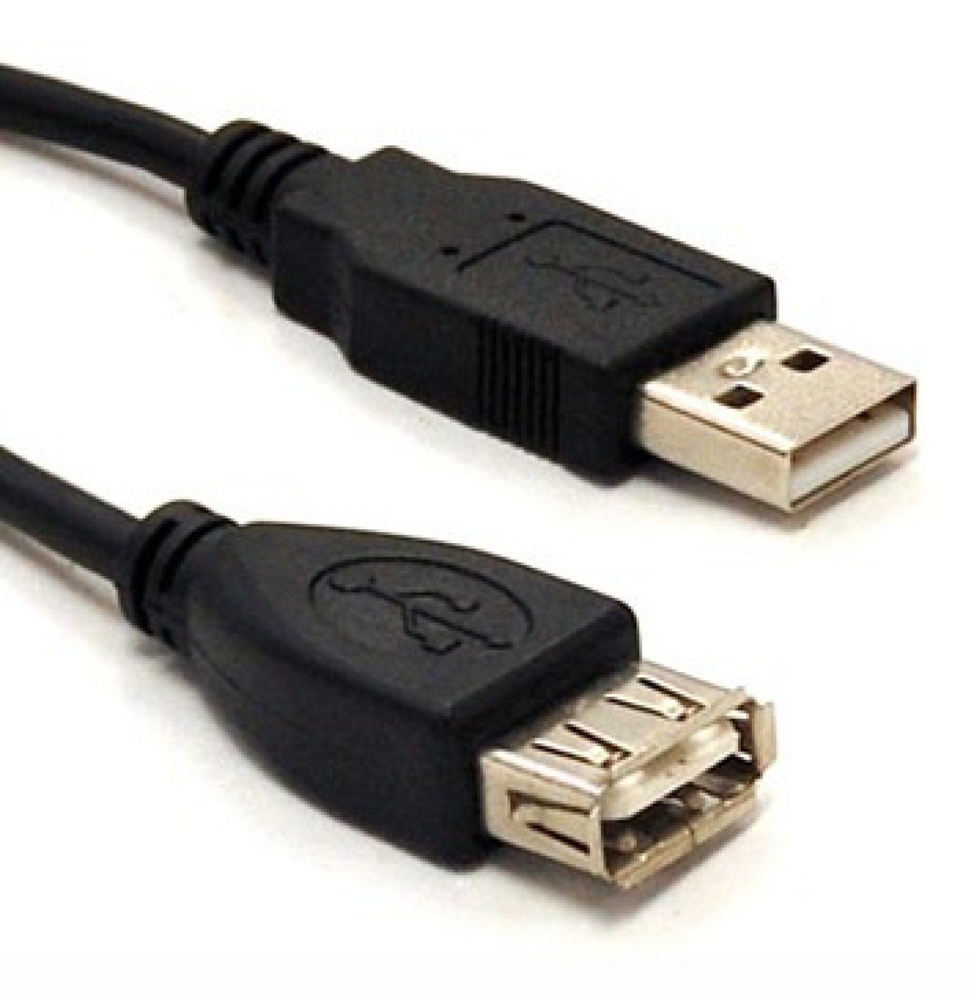 Cable USB Extensión BROBOTIX 102334 – 1, 8 m, Negro