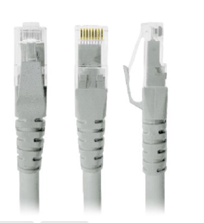 Cable de Red – Cat5e, 50 Cms, RJ-45, RJ-45, 100  cobre, Macho/Macho, contactos c/baño de oro, Gris, 497127 BROBOTIX