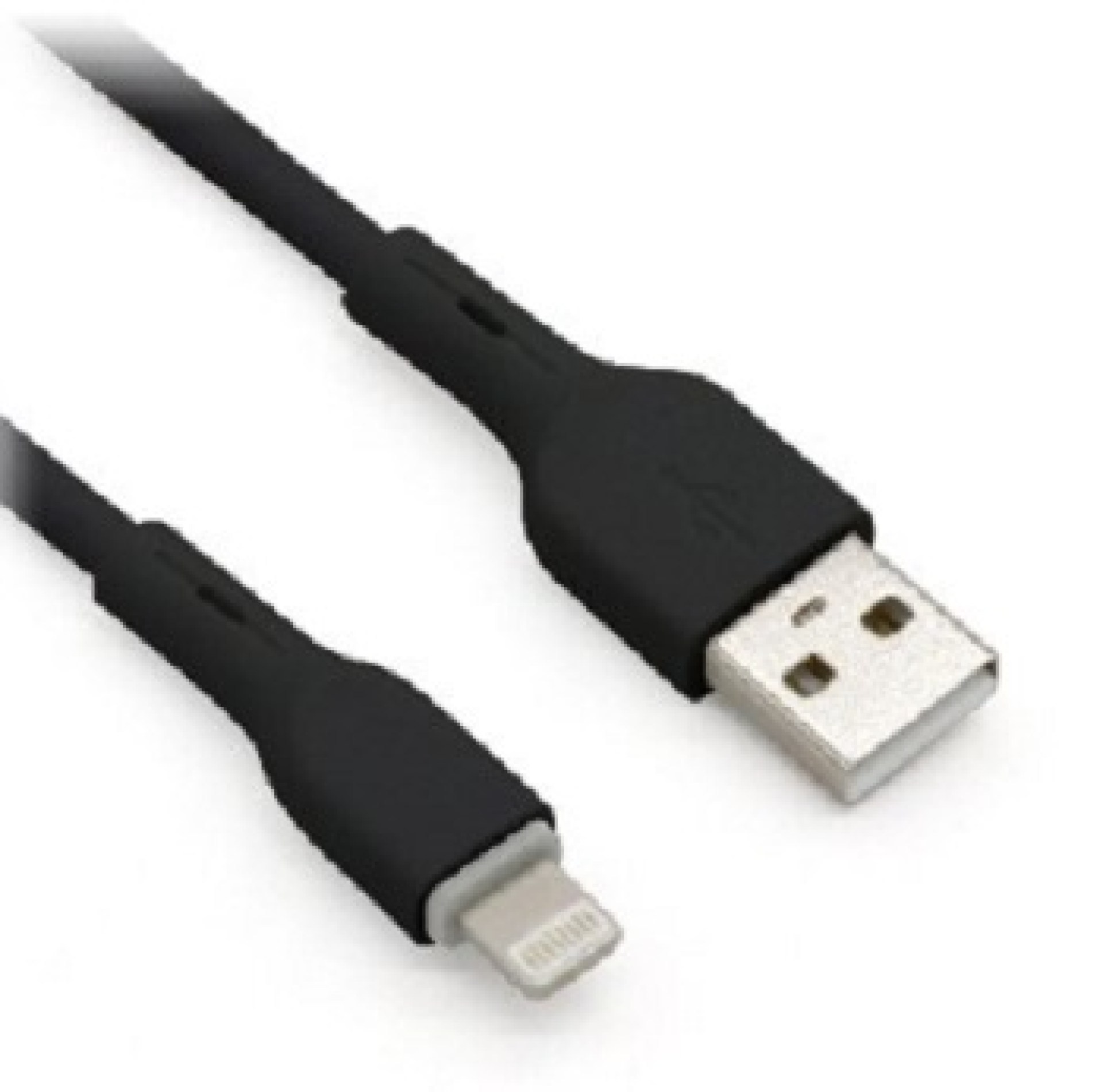 Cable Lightning BROBOTIX 963158 – USB V2.0., Lightning, Negro, 1m