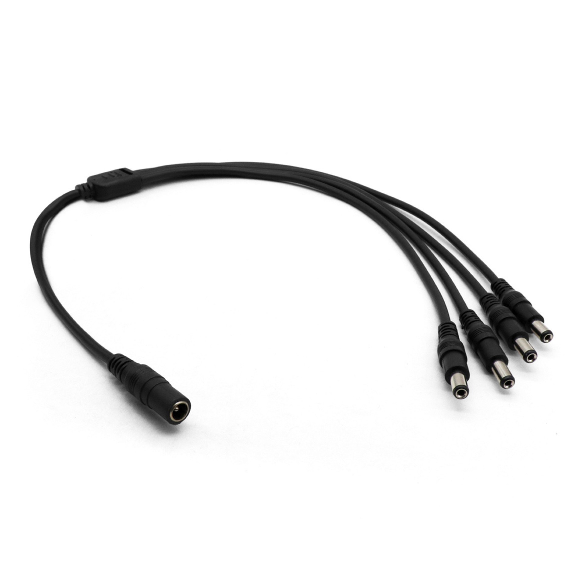 Cable CCTV Divisor de Fuente de Poder  BROBOTIX 764762 – 50 cms, Negro