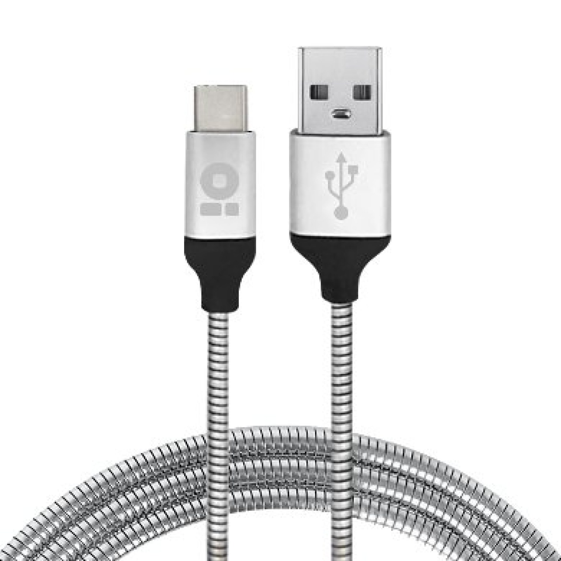 CABLE USB V3.0 TIPO C BROBOTIX 180501 – USB C, USB A, 1 m, Plata