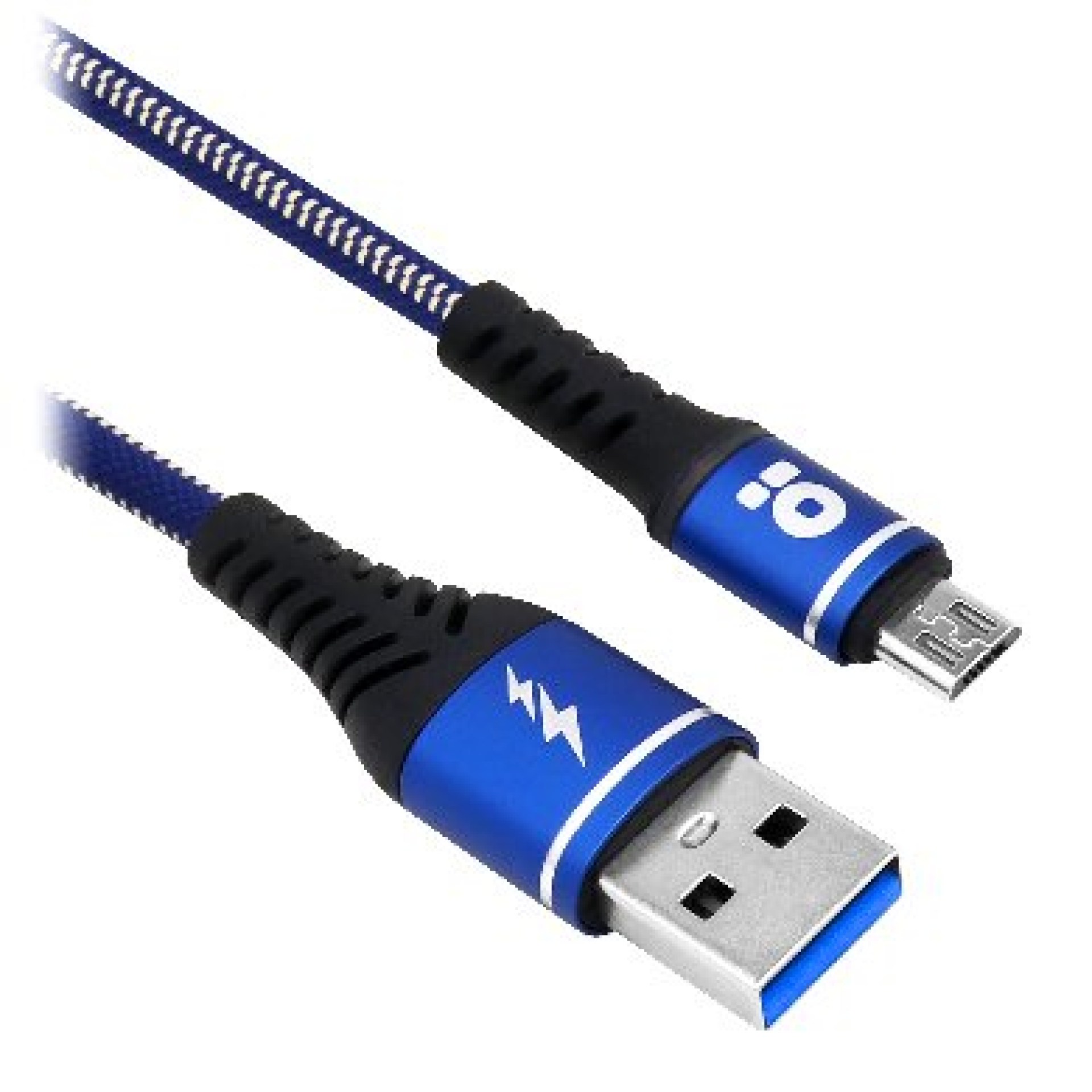 Cable USB V2.0 Tipo Micro B – 1.0 M, Denim, Azul (6000717), Brobotix