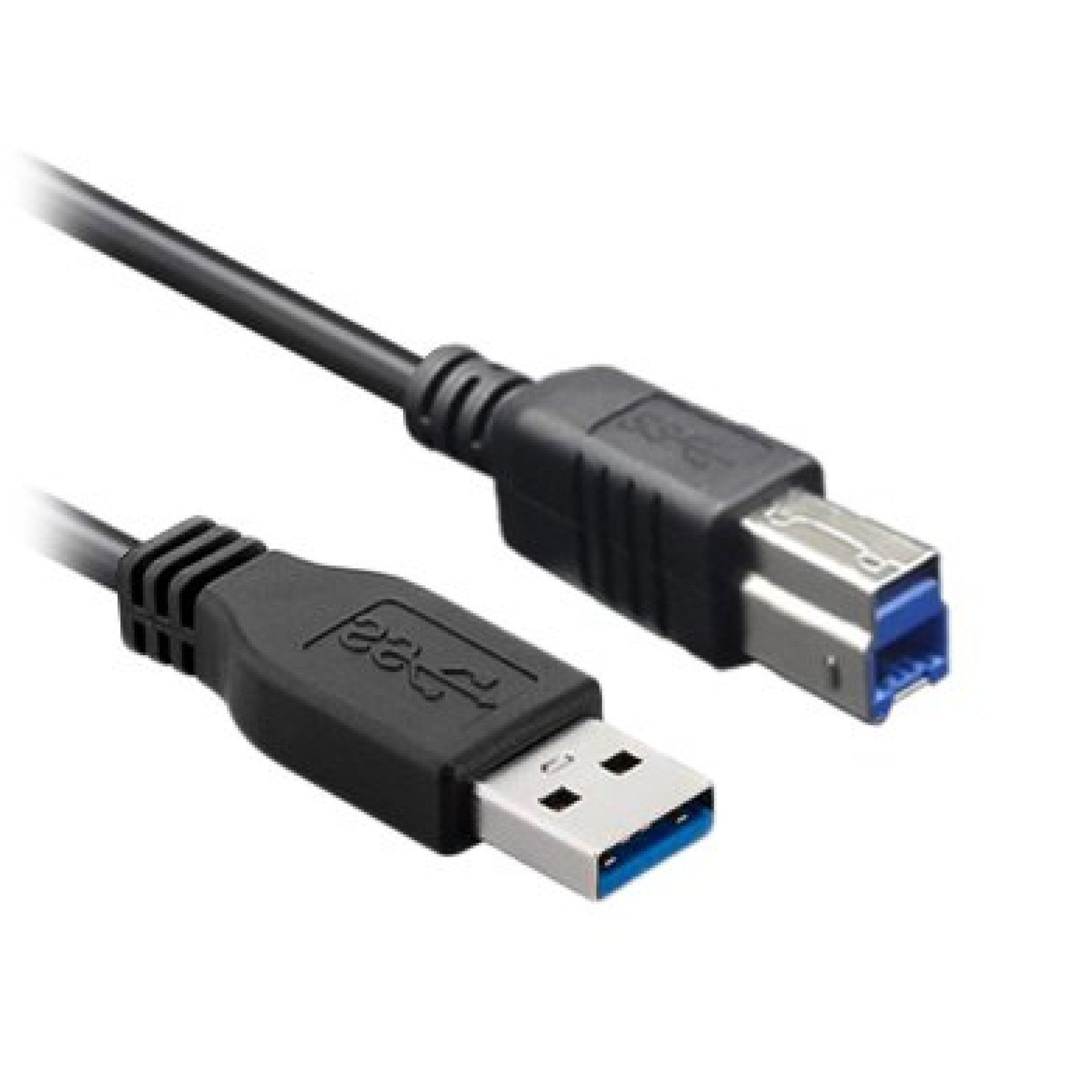 Cable USB V3.0 Tipo A a Tipo B BROBOTIX 136315 – 0, 3 m, Negro