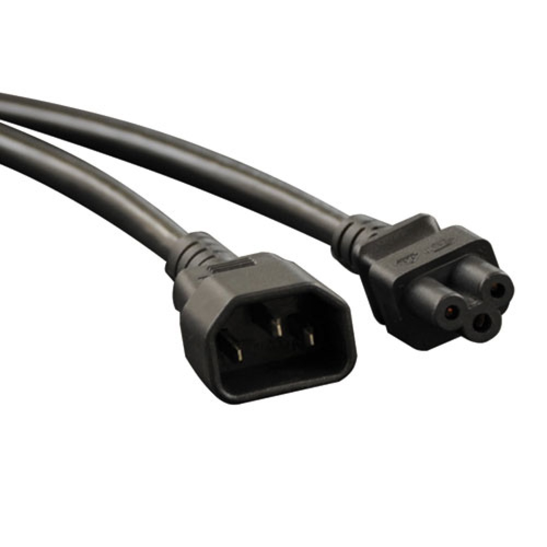 Cable Tripp Lite Adaptador de Alimentación para Laptop – Adaptador C14 a C5 – 2.5A, 250V, 18 AWG, 1.83 m [6 pies], Negro P014-006