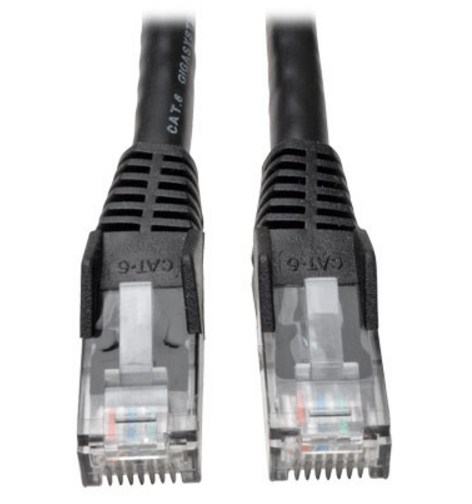 Cable patch TRIPP-LITE N201-025-BK – 7, 62 m, RJ-45, RJ-45, Macho/Macho, Negro