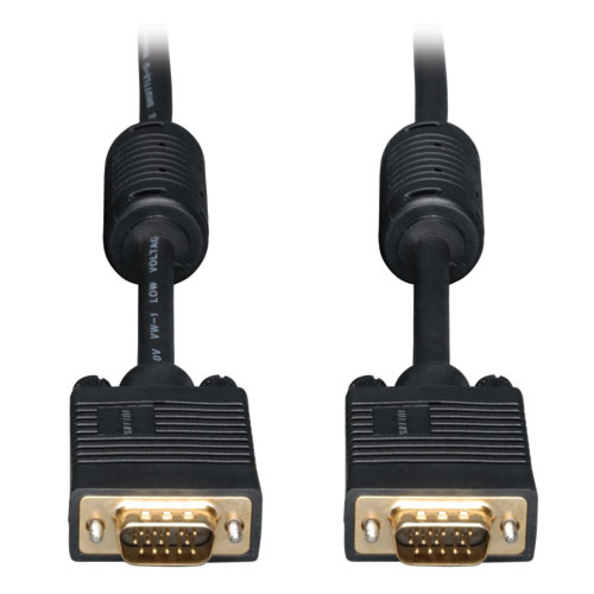 Cable VGA coaxial para monitor TRIPP-LITE – VGA (D-Sub), VGA (D-Sub), Negro