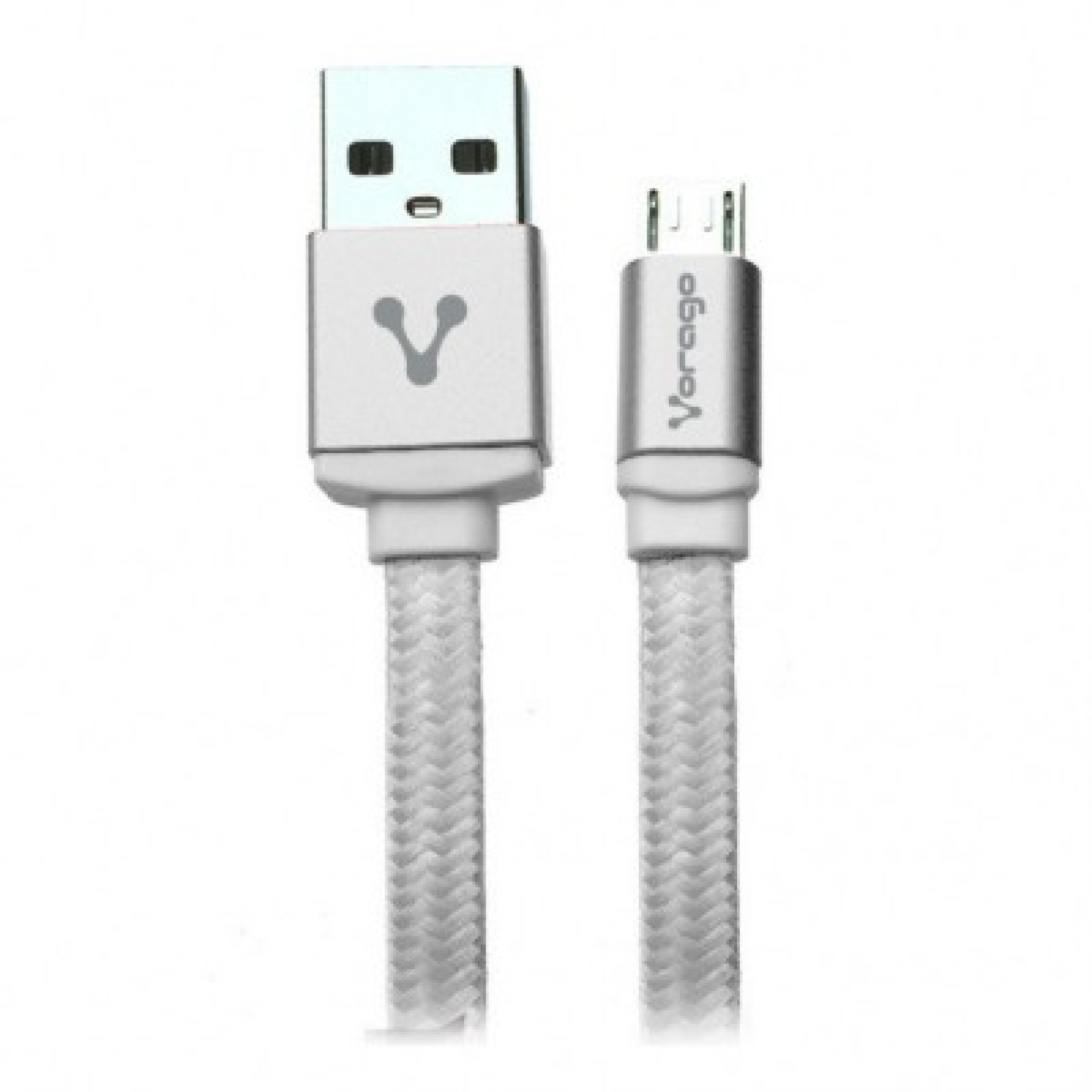 Cable USB VORAGO CAB-113 – 1 m, Color blanco