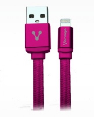 Cable Lightning VORAGO CAB-119 – Rosa, 1 m, Cable Lightning