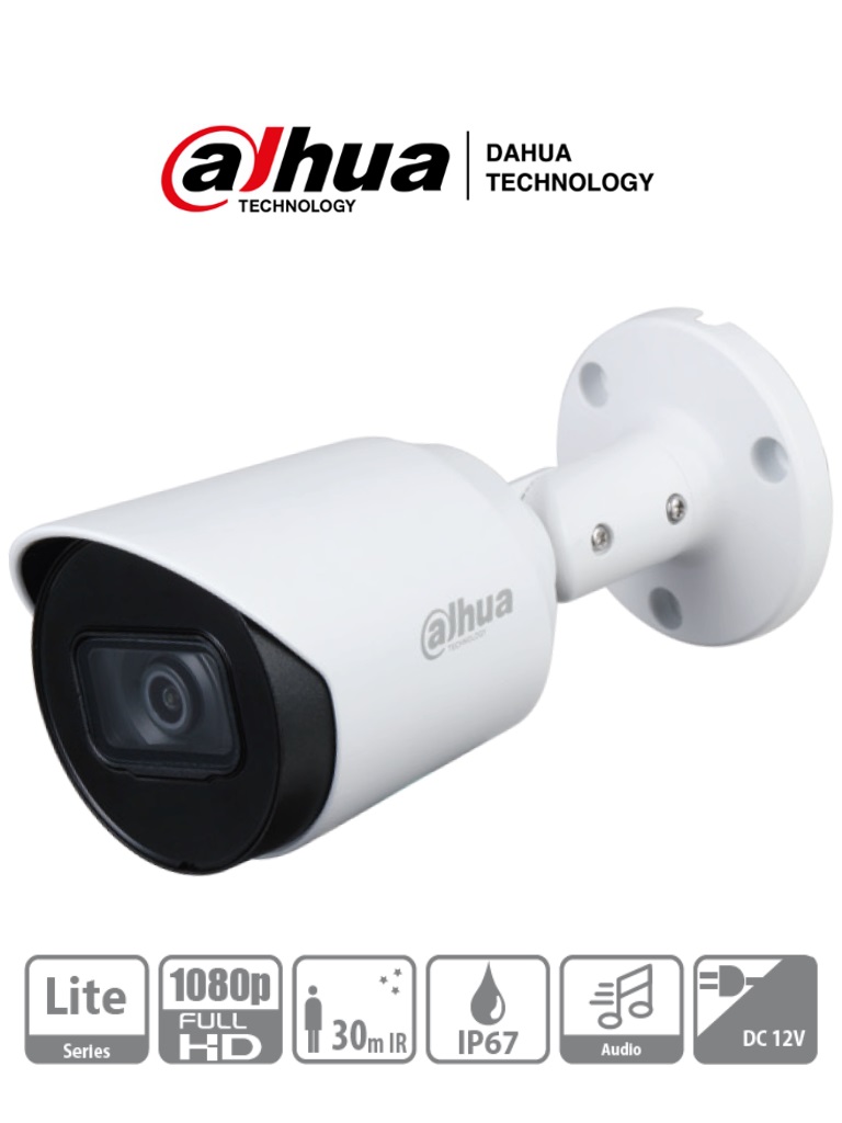 Cámara Bala Dahua Technology  DH-HAC-HFW1200TN-A-0280B-S4 –