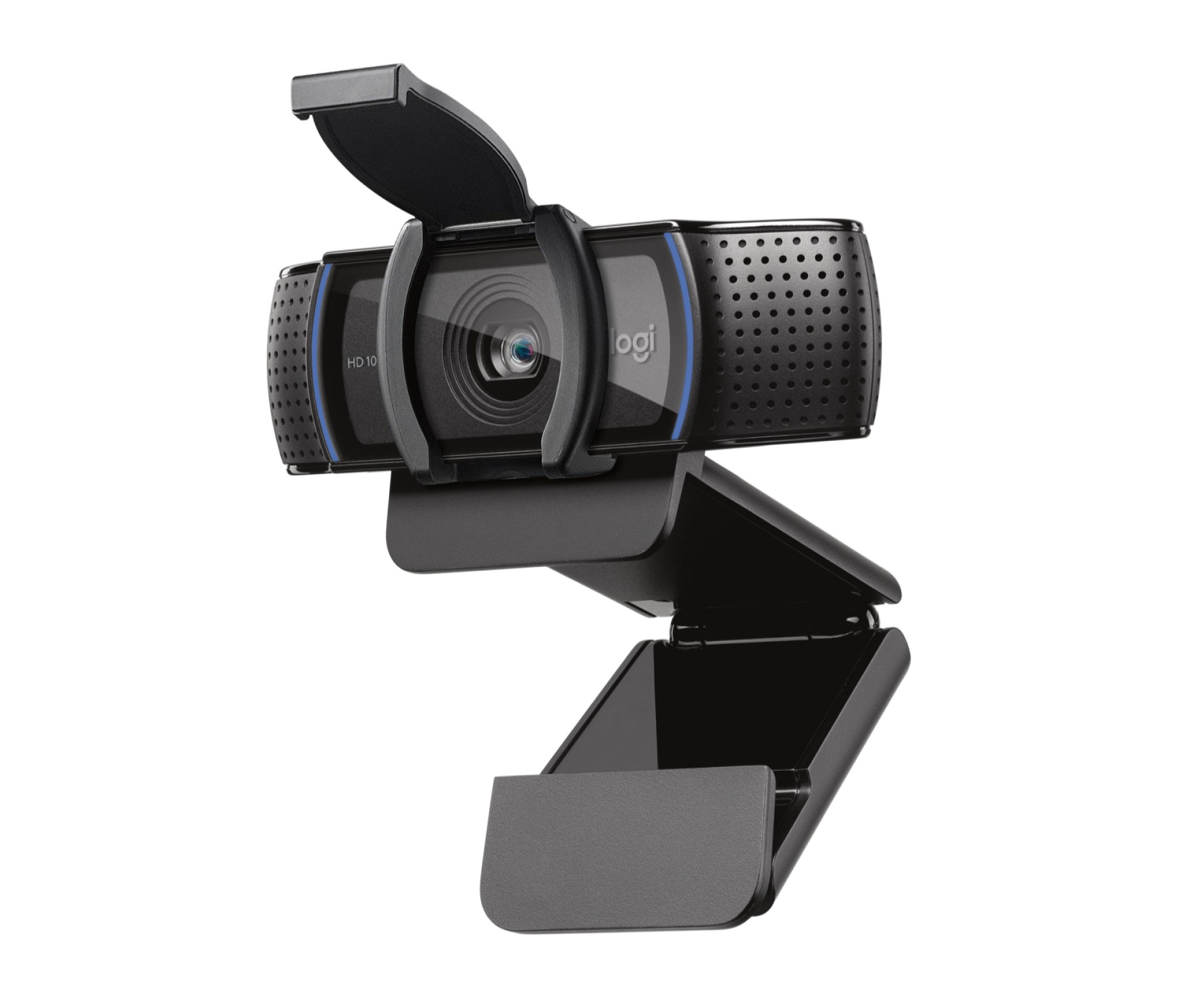 Webcam LOGITECH C920s – 720p, Vídeo Full HD 1080p más Rápido y Fluido, Videoconferencias HD 720p, Audio Estéreo Natural (Dos Micrófonos)