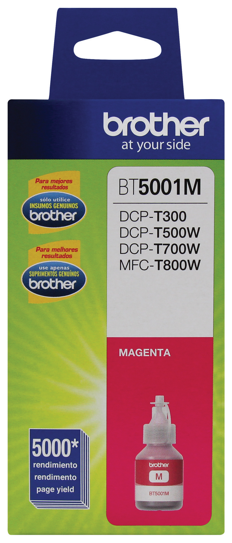 Botella de Tinta Brother BT5001M – Magenta