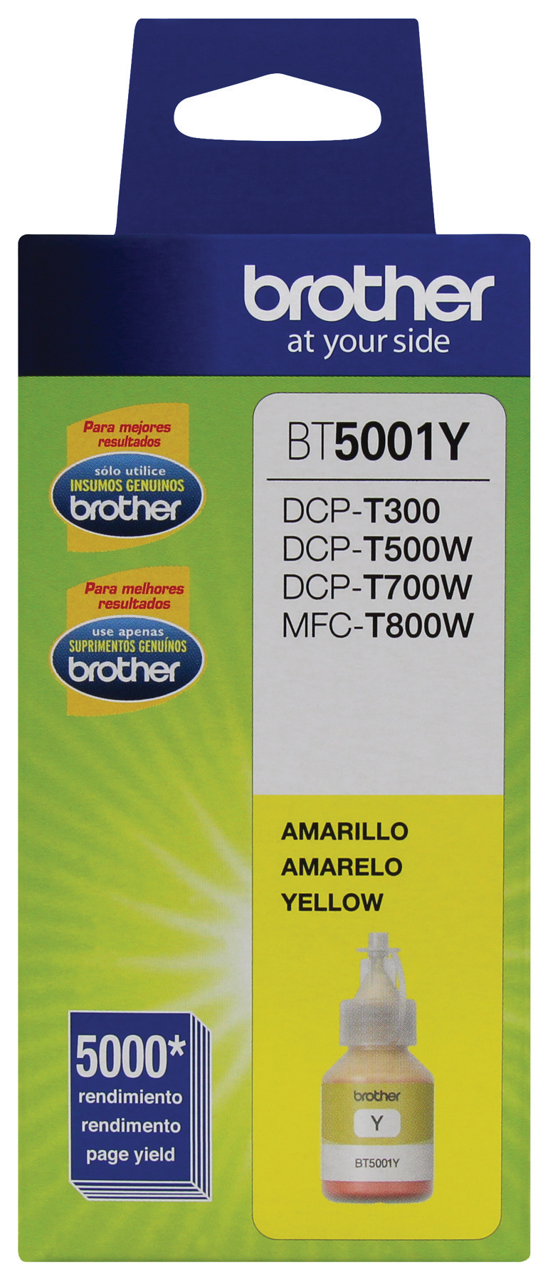 Botella de Tinta Brother BT5001Y – Amarillo