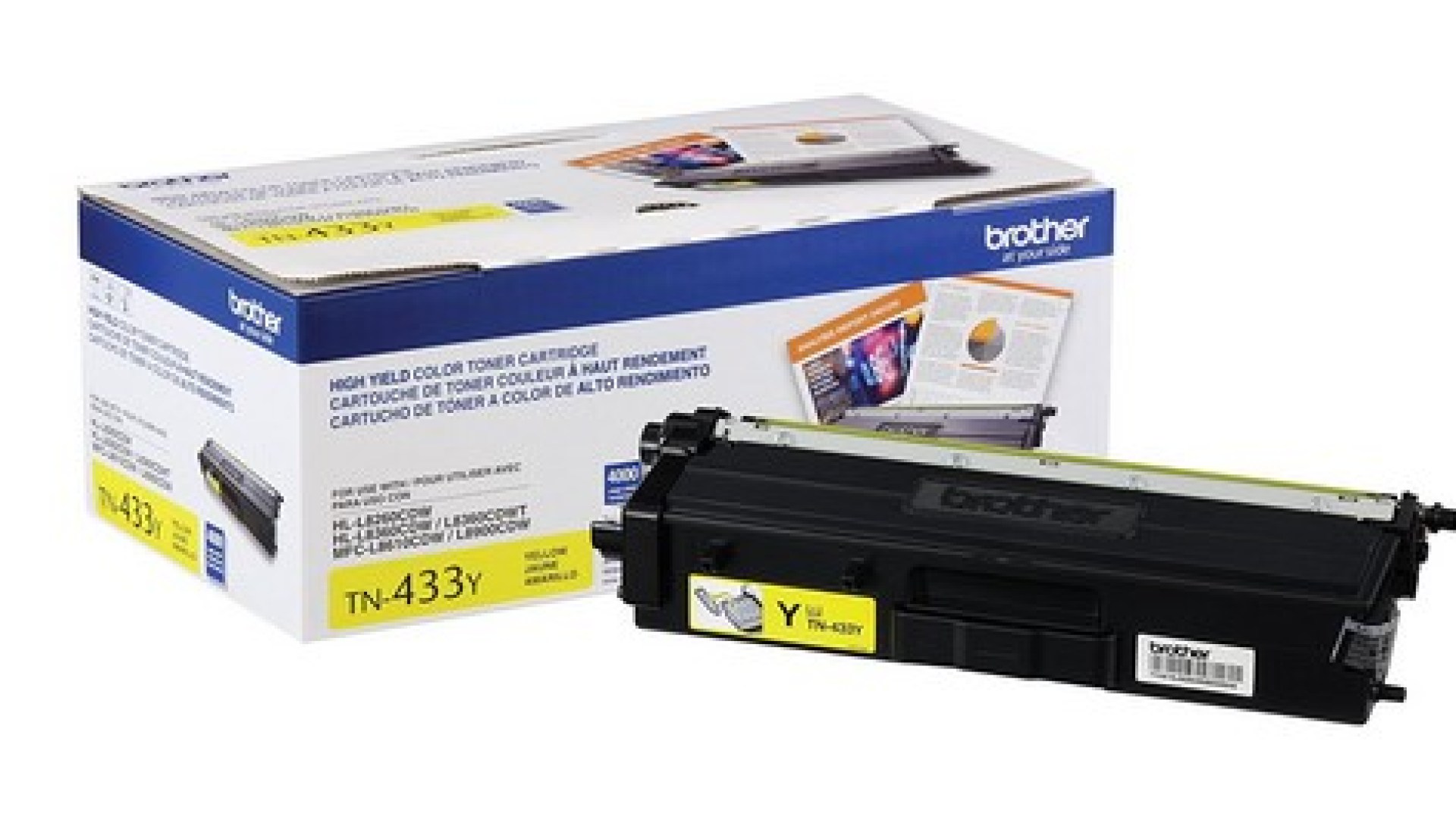 Tóner Brother TN433Y – Amarillo