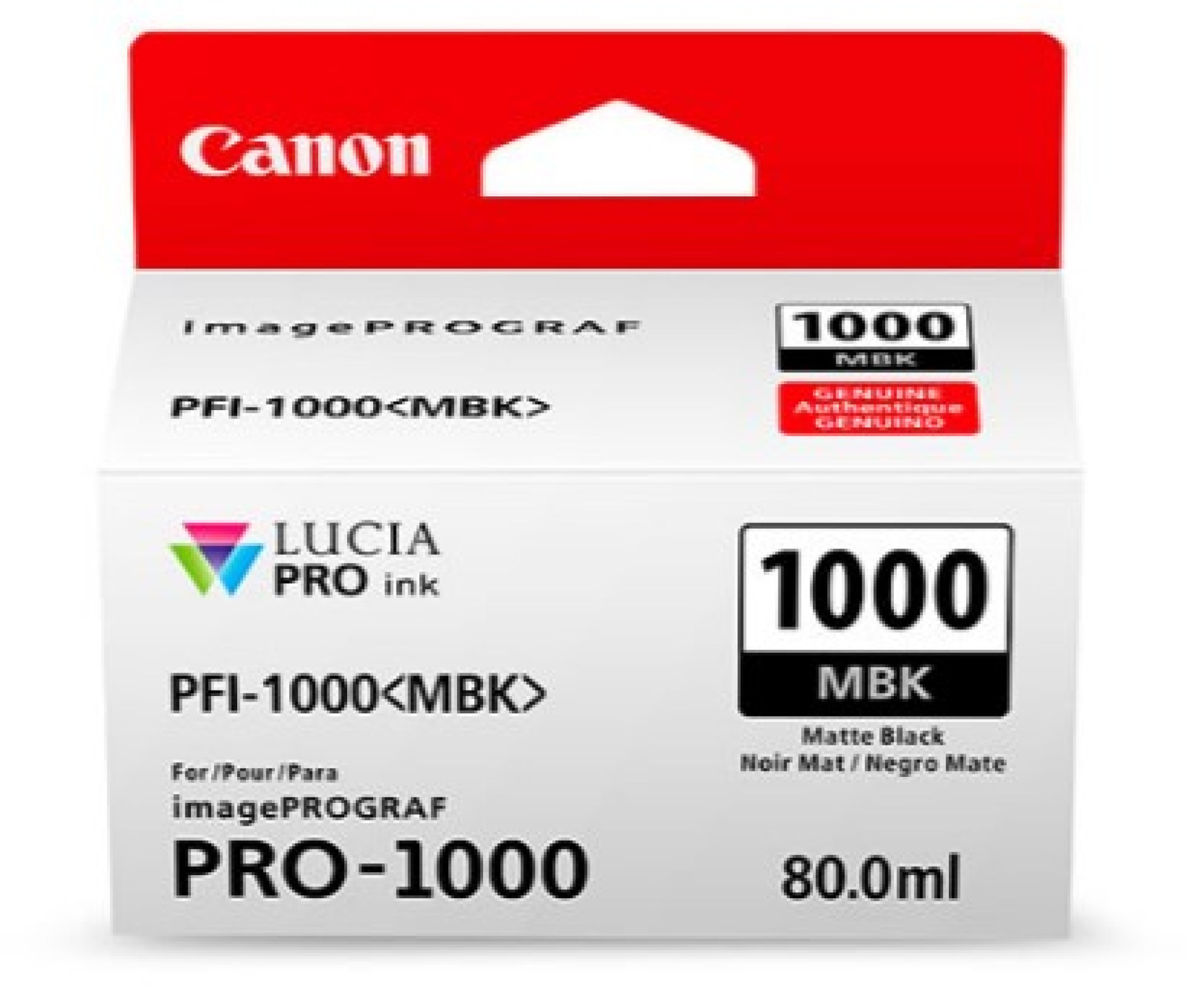 Tanque CANON PFI-1000 MBK – Negro