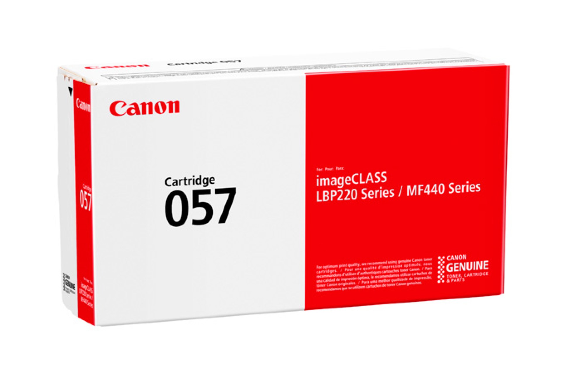 Toner CANON 057 BK – 3, 100 paginas, Negro