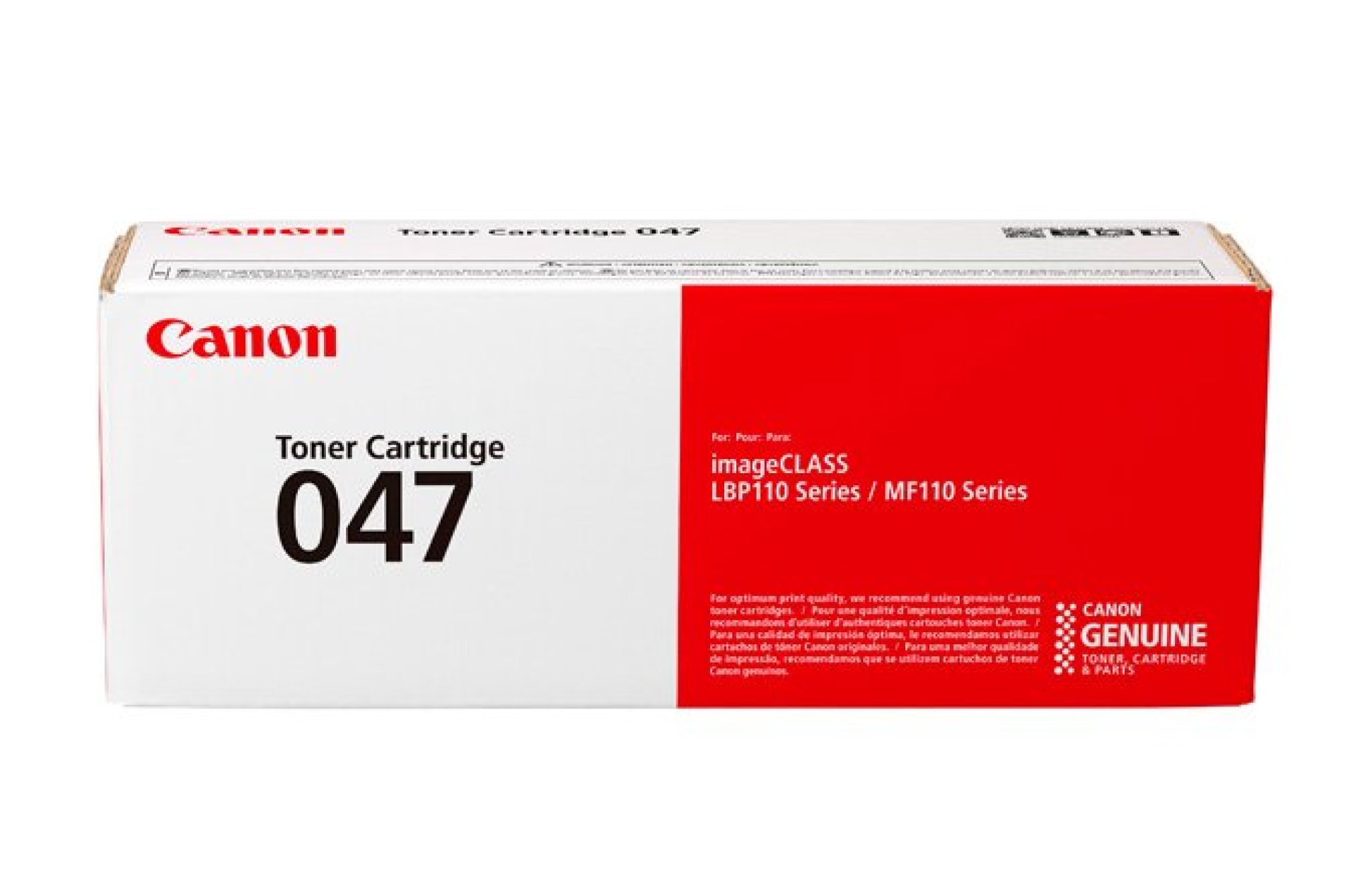 Toner  CANON 047 BK – Laser, 1600 páginas, Negro, imageCLASS MF113